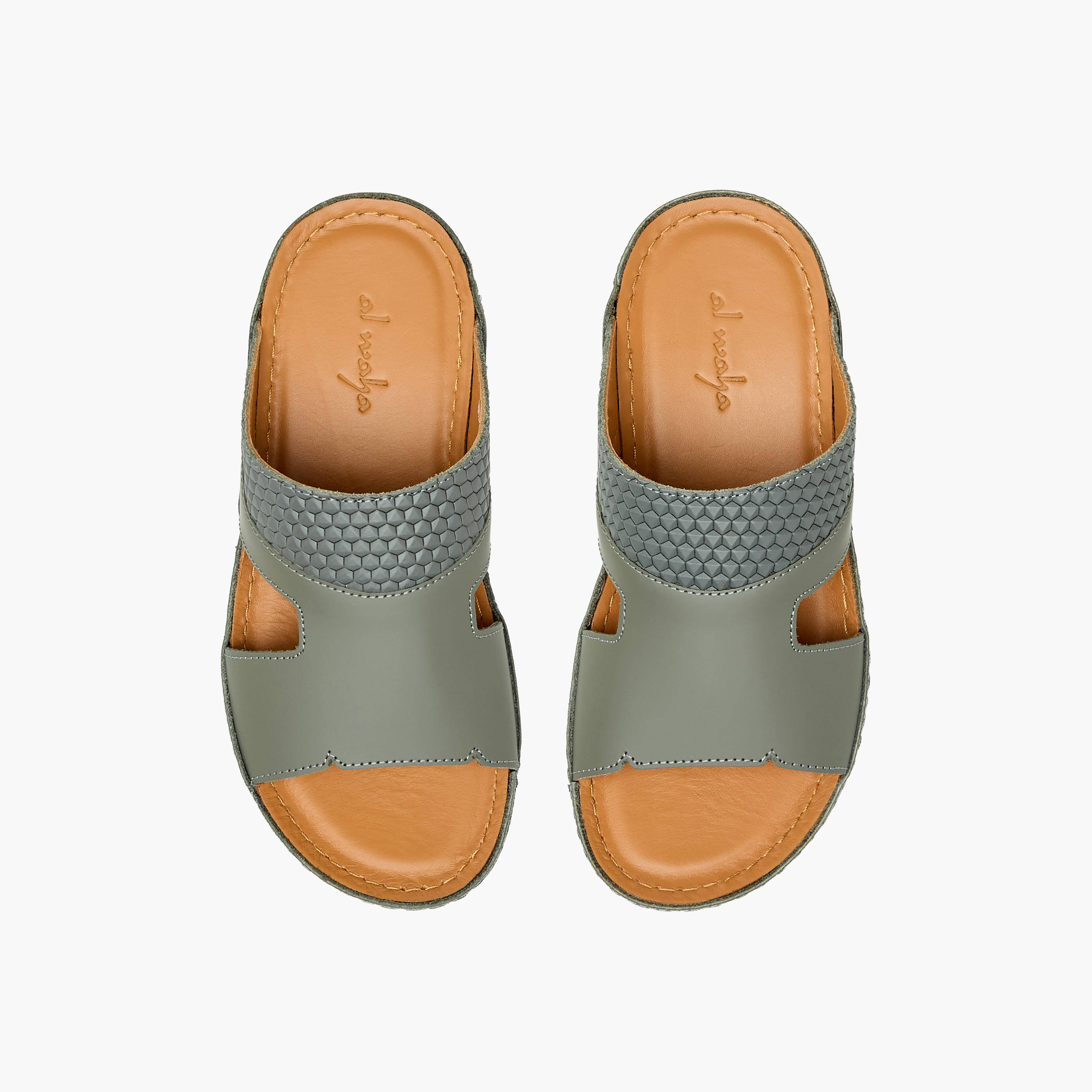 Al Waha Boys Leather Arabic Sandals-boys-shoes-sandals-image-1