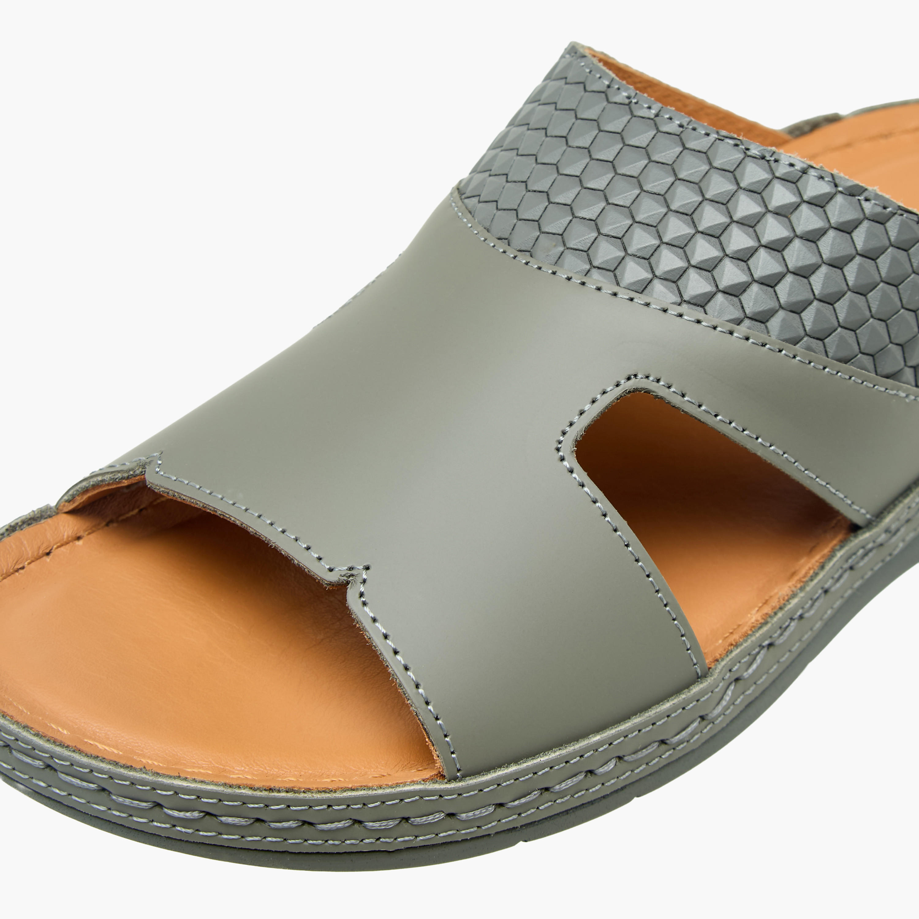 Al Waha Boys Leather Arabic Sandals-boys-shoes-sandals-image-4