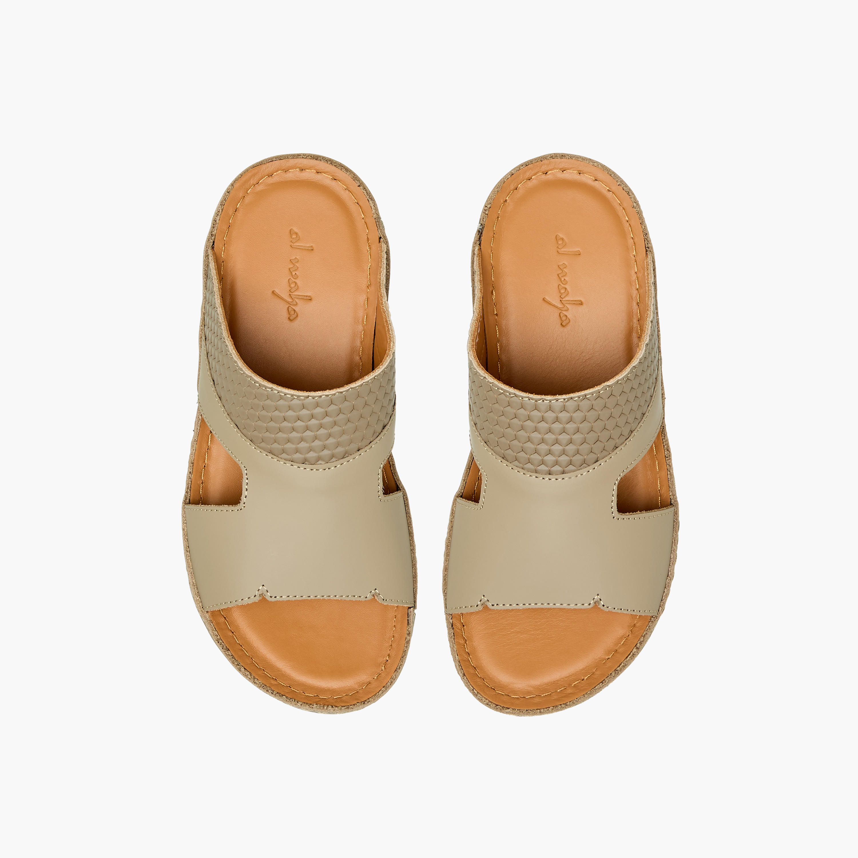 Al Waha Boys Leather Arabic Sandals-boys-shoes-sandals-image-1