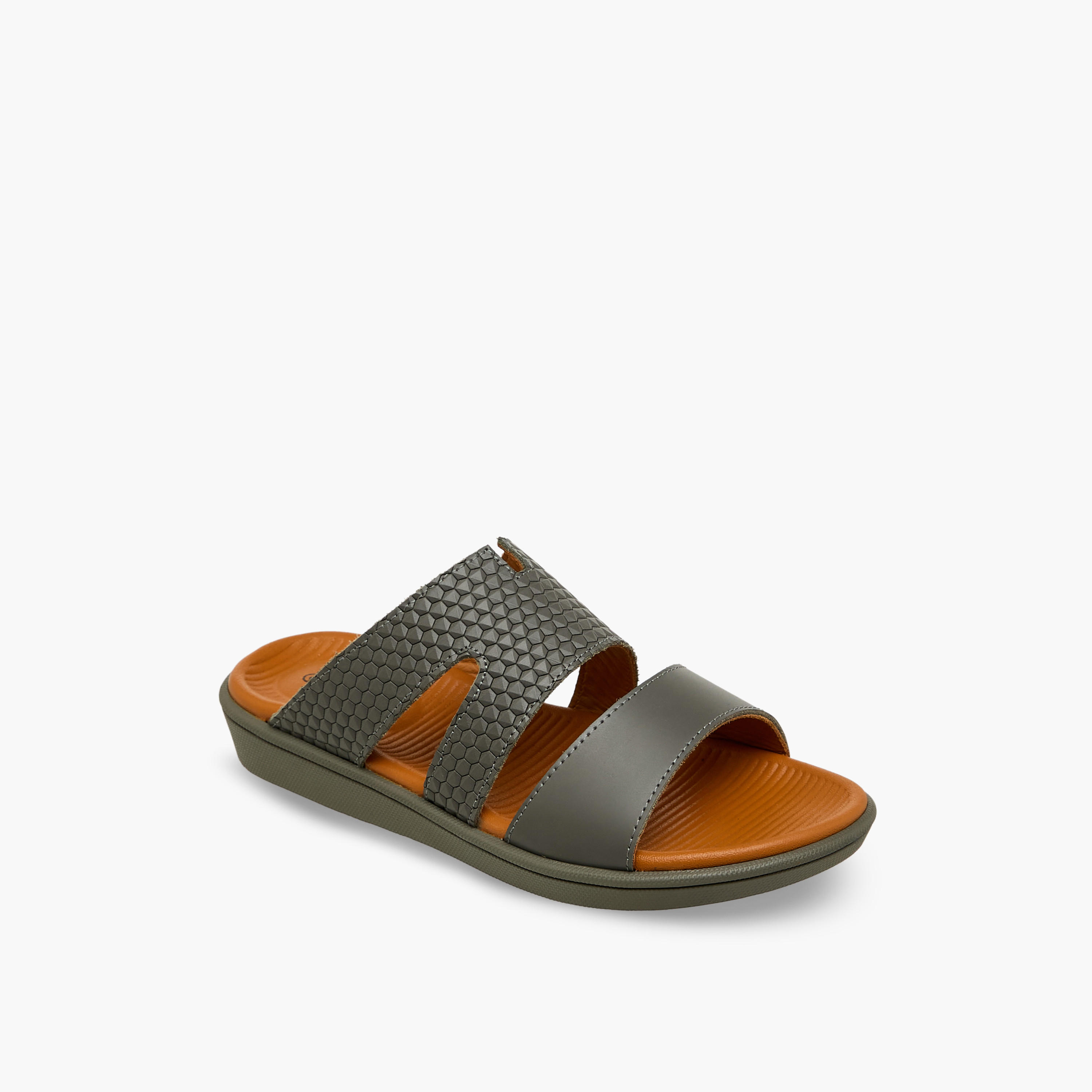 Le Confort Boys Slip-On Leather Arabic Sandals-boys-shoes-sandals-image-2