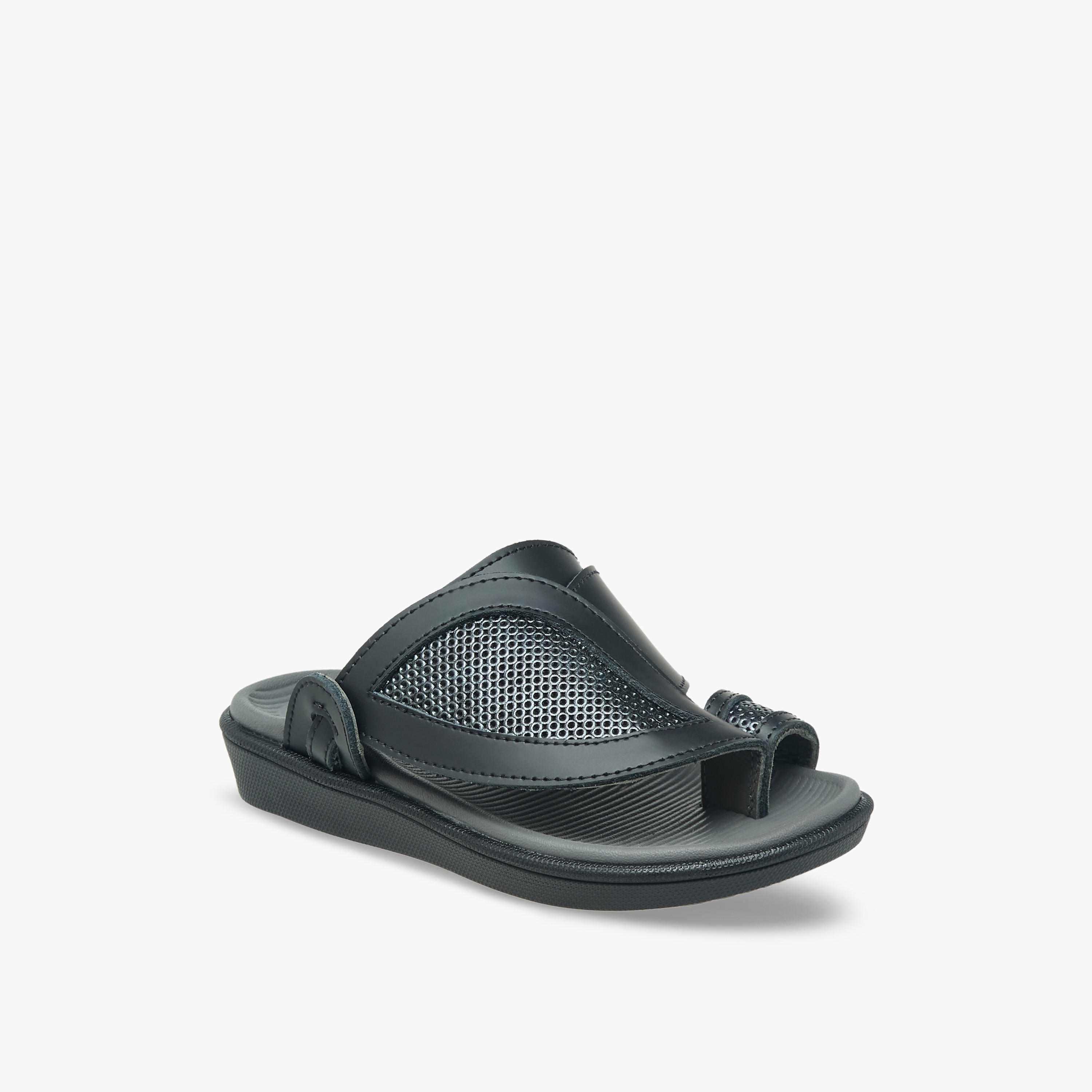 Al Waha Boys Slip-On Arabic Sandals-boys-shoes-sandals-image-2