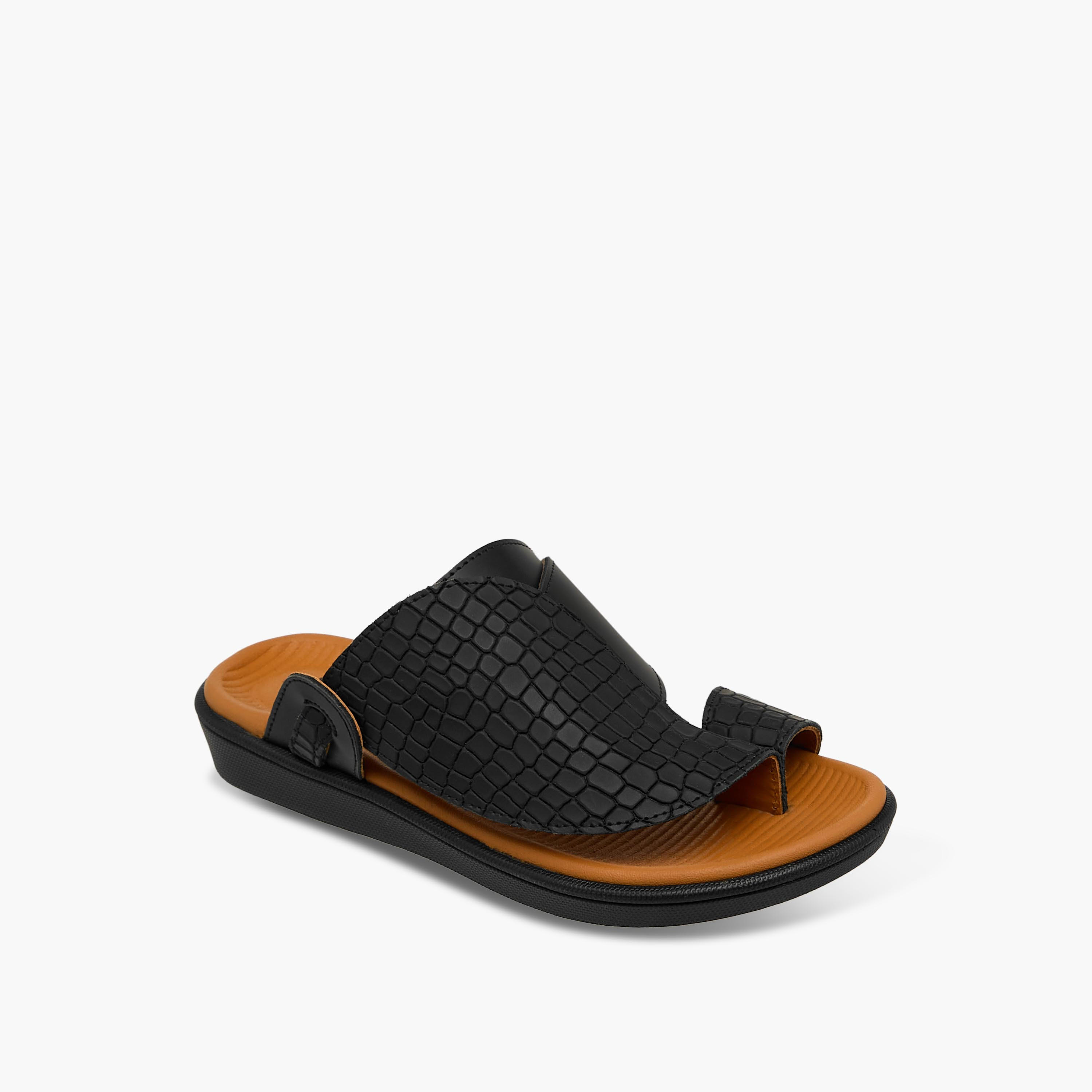 Al Waha Boys Slip-On Arabic Sandals-boys-shoes-sandals-image-2