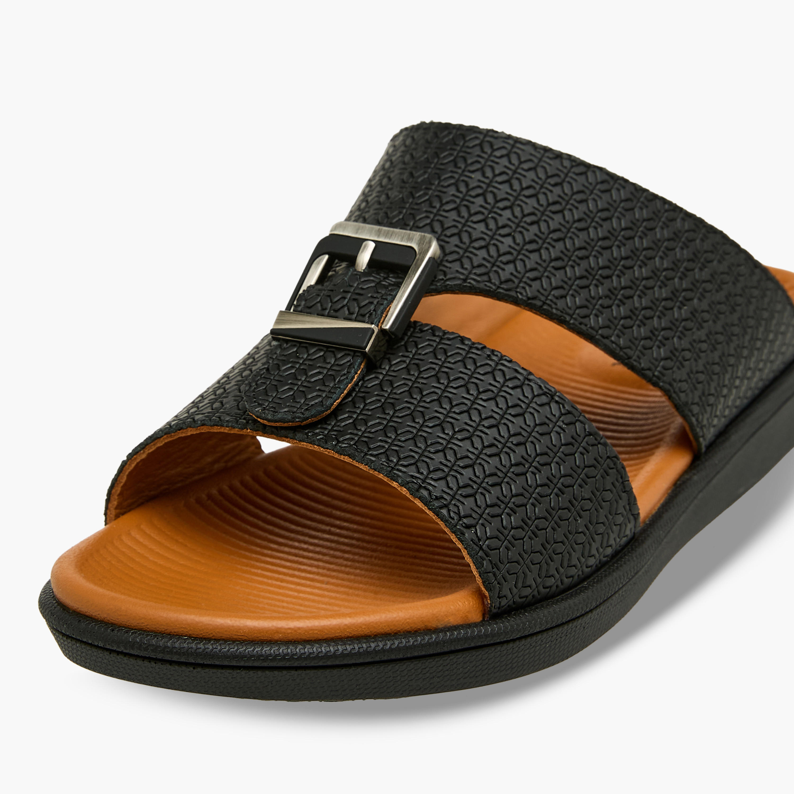 صندل عربي جلد سهل الارتداء للأولاد من لو كونفورت-boys-shoes-sandals-image-4