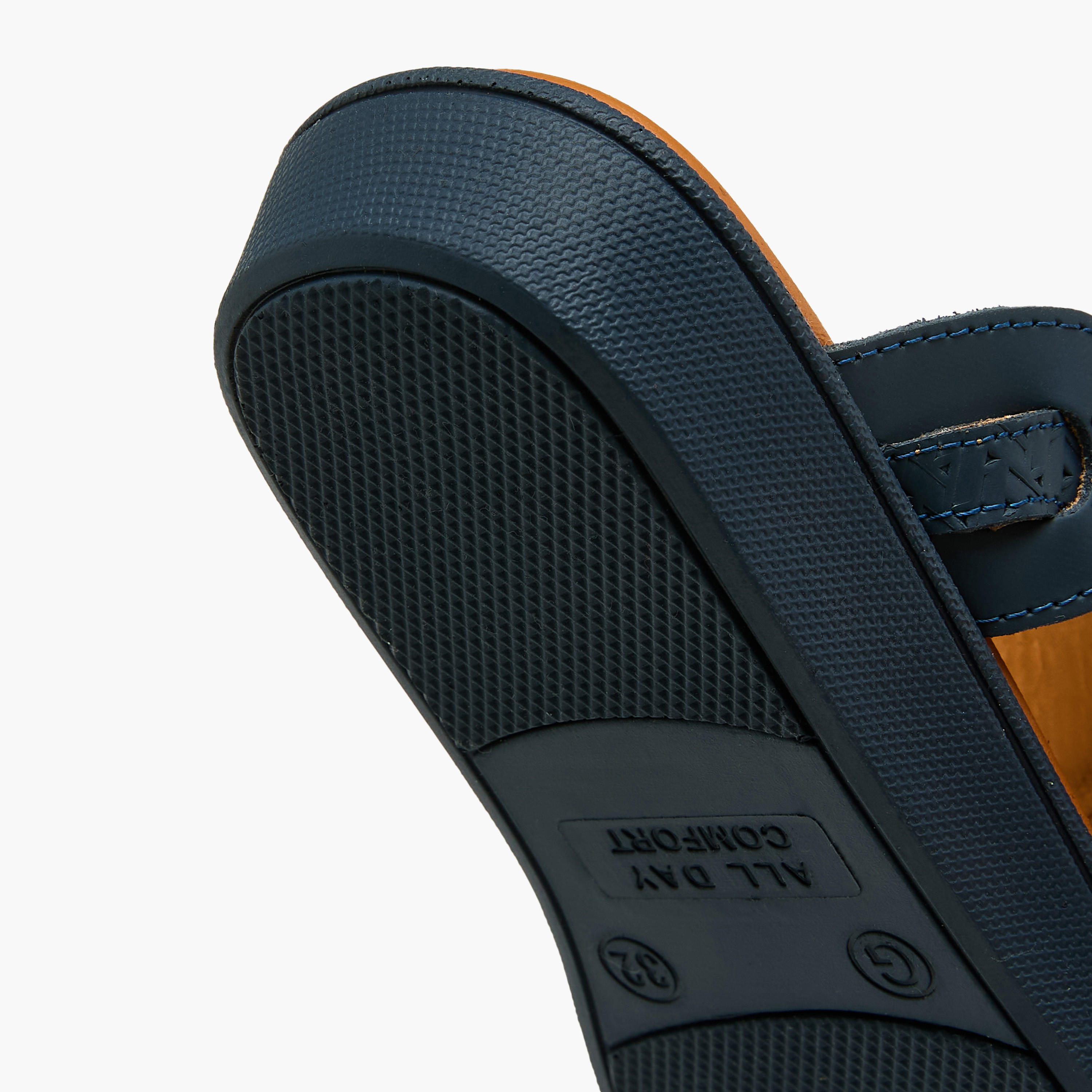 Al Waha Boys Toe Loop Detail Leather Arabic Sandals-boys-shoes-sandals-image-6