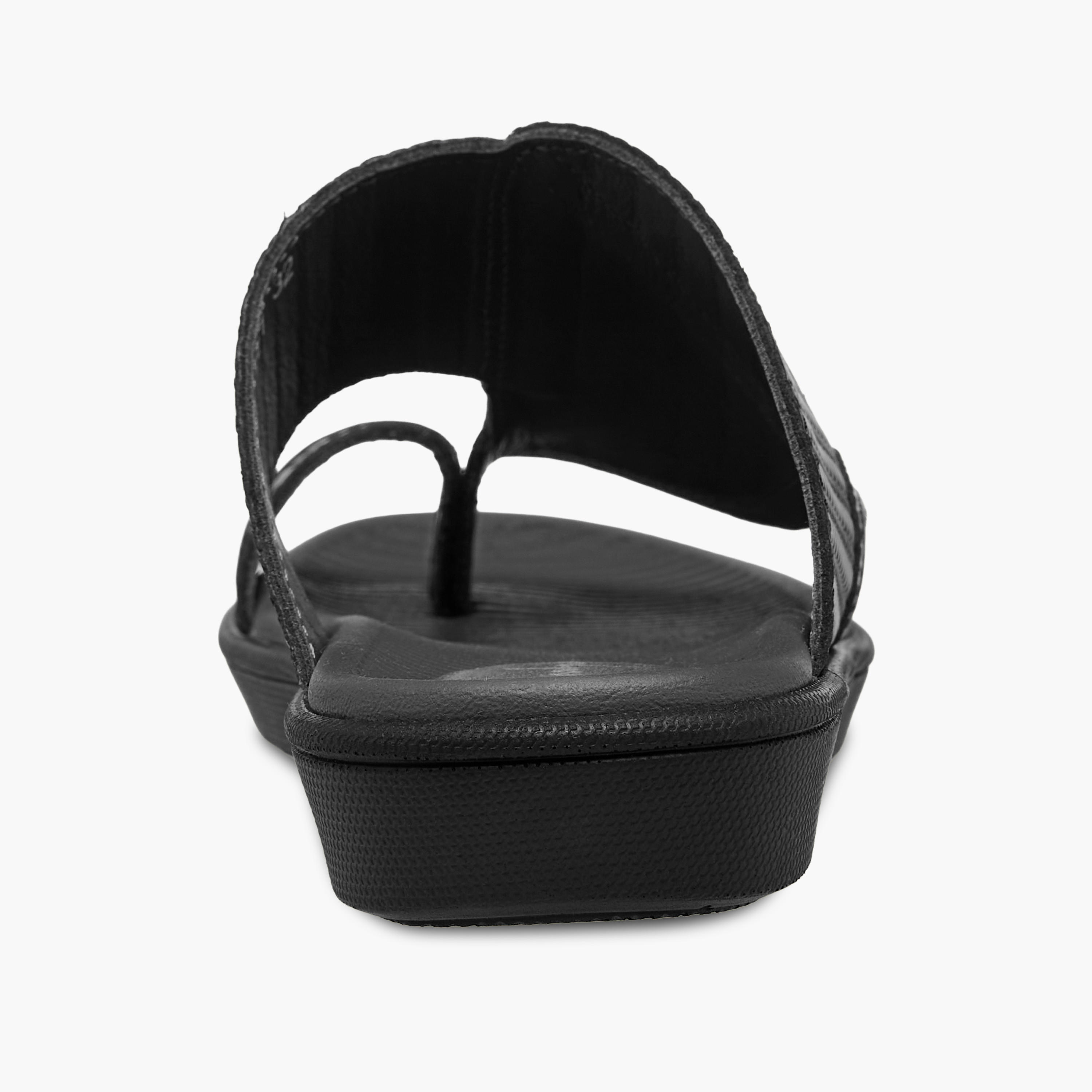 صندل عربي جلد بتفاصيل حلقة إصبع للأولاد من الواحة-boys-shoes-sandals-image-5