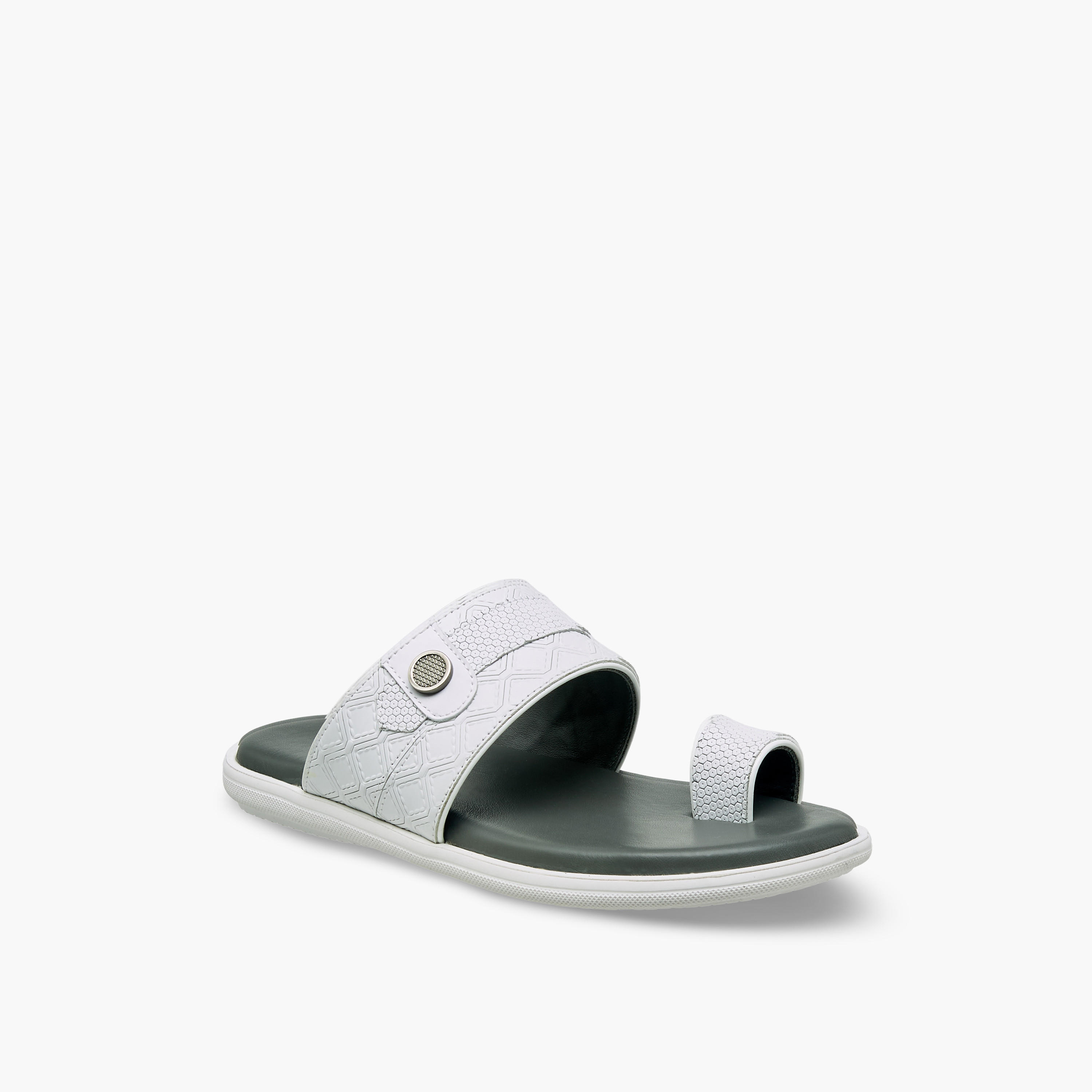 Al Waha Boys Textured Arabic Sandals-boys-shoes-sandals-image-2