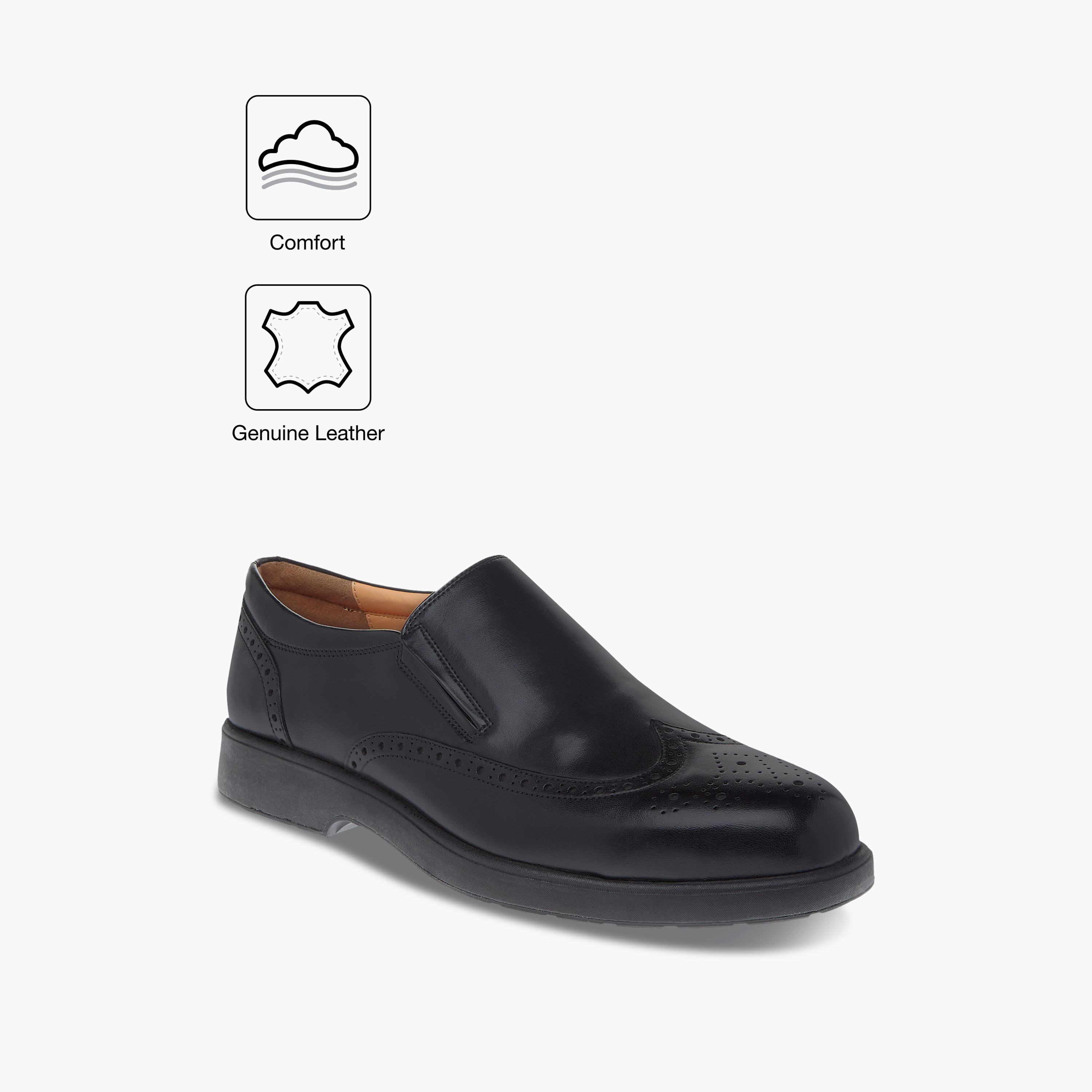 Le Confort Leather Perforated Slip-On Air Tech Loafers-men-shoes-loafersandmoccasins-image-2