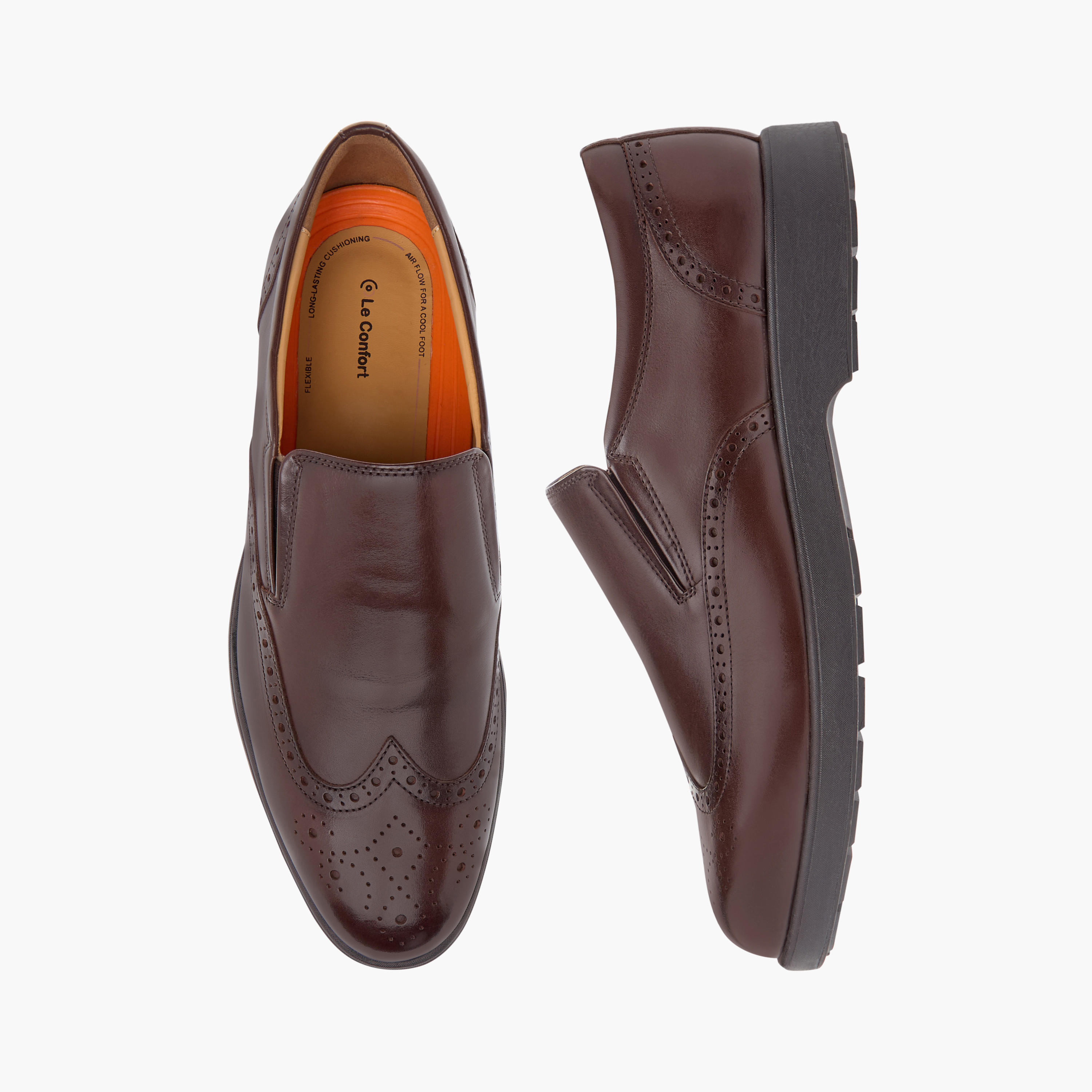 Le Confort Leather Perforated Slip-On Air Tech Loafers-men-shoes-loafersandmoccasins-image-1