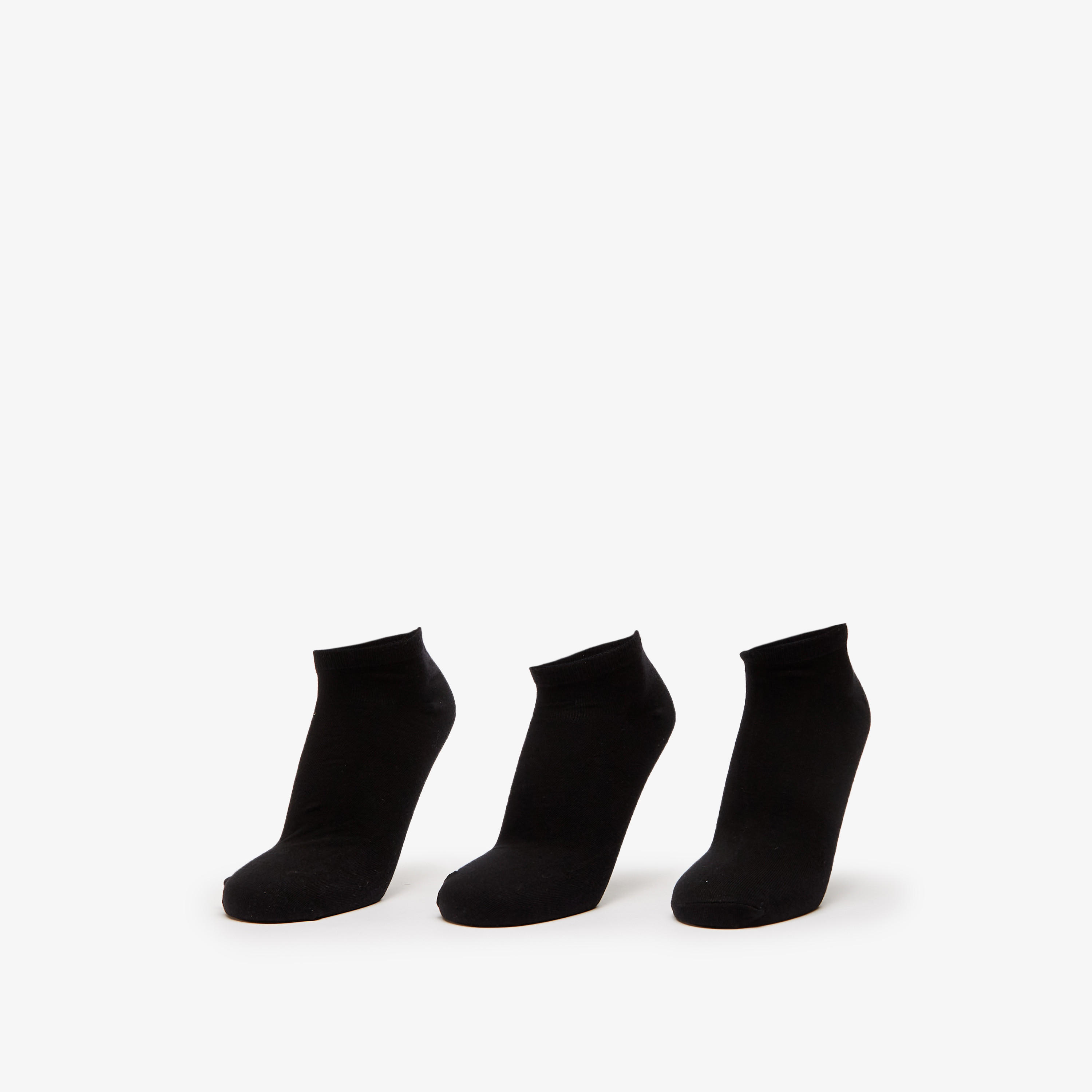 Gloo Solid Ankle Length Socks - Set of 3-men-socks-image-1