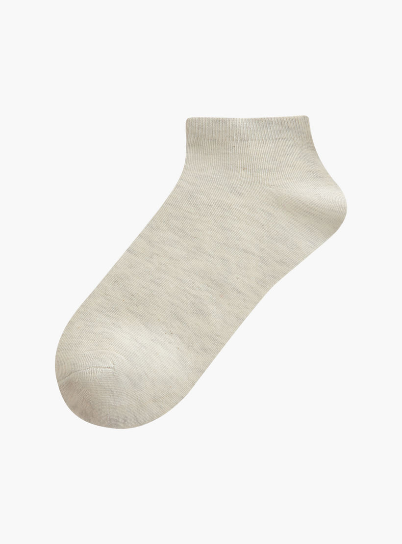 Gloo Solid Ankle Length Socks - Set of 4-men-socks-image-2