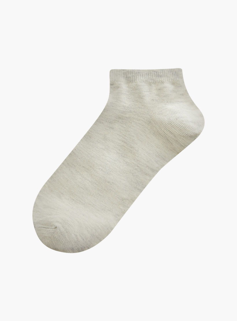 Gloo Solid Ankle Length Socks - Set of 5-men-socks-image-2