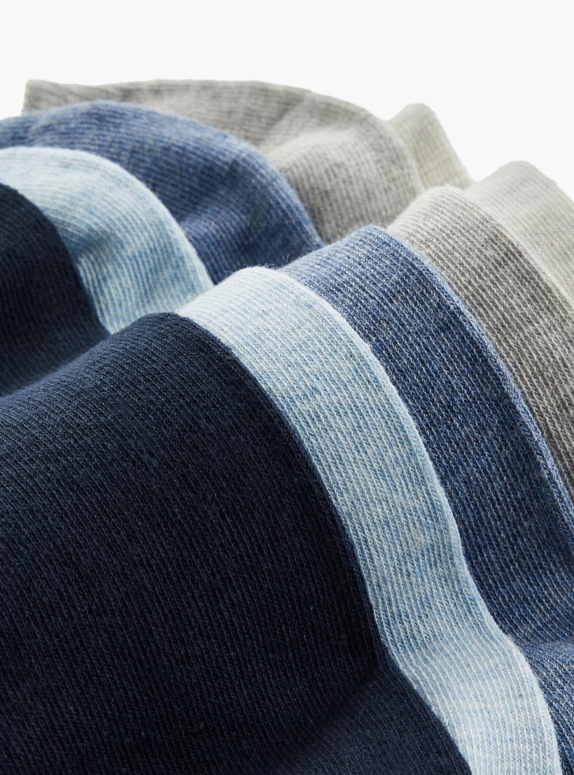Gloo Solid Ankle Length Socks - Set of 5-men-socks-image-4