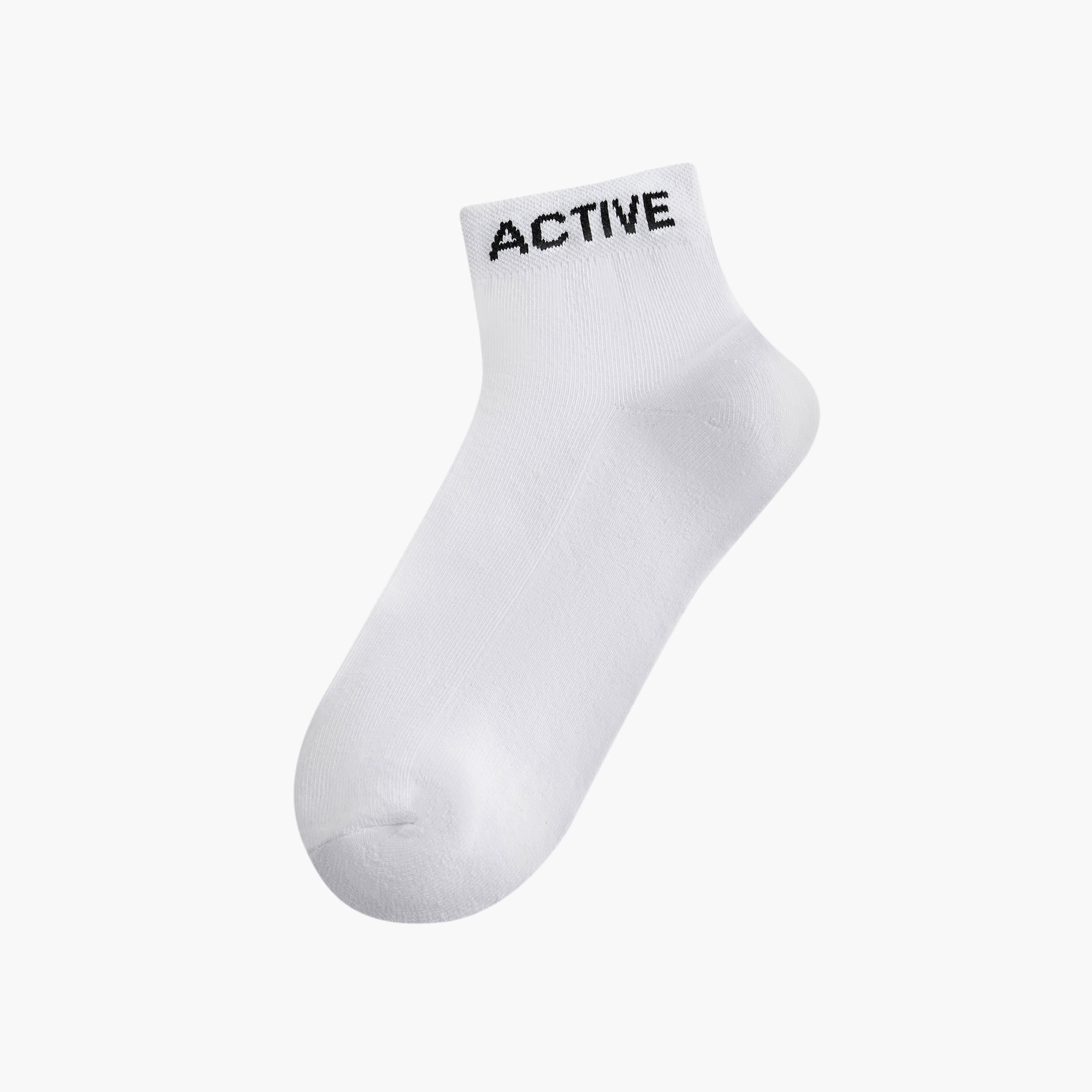 Gloo Printed Half Terry Ankle Length Cushioned Socks - Set of 5-men-socks-image-2
