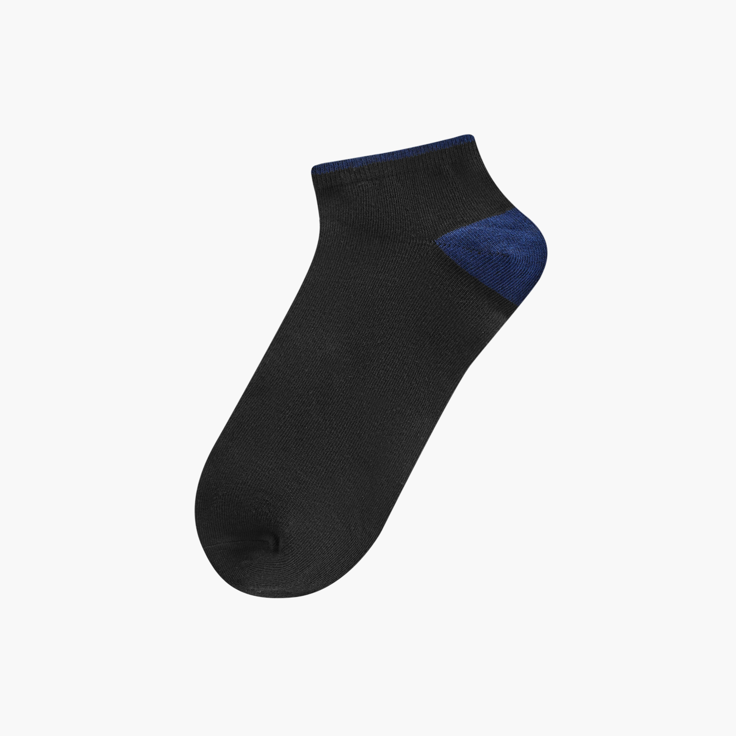 Gloo Printed Non Terry Ankle Length Socks - Set of 5-men-socks-image-2