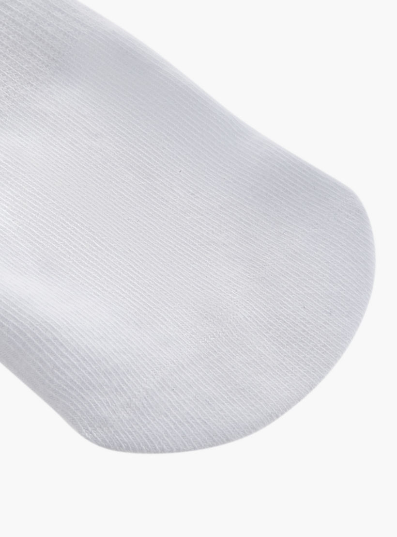 طقم جوارب بطول الكاحل 5 أزواج بطبعات شعار من جلو-men-socks-image-3