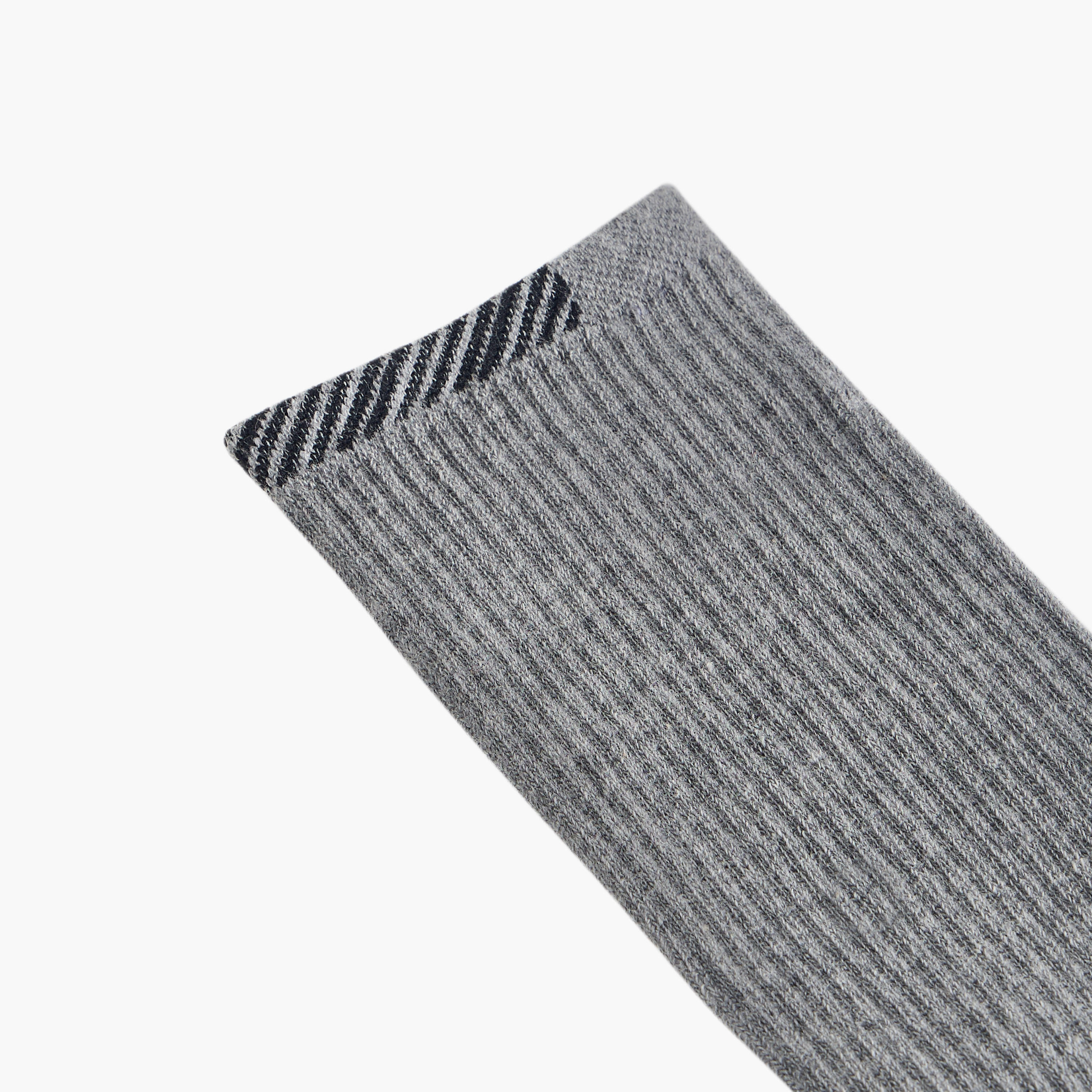Gloo Ribbed Crew Length Cushioned Socks - Set of 3-men-socks-image-3