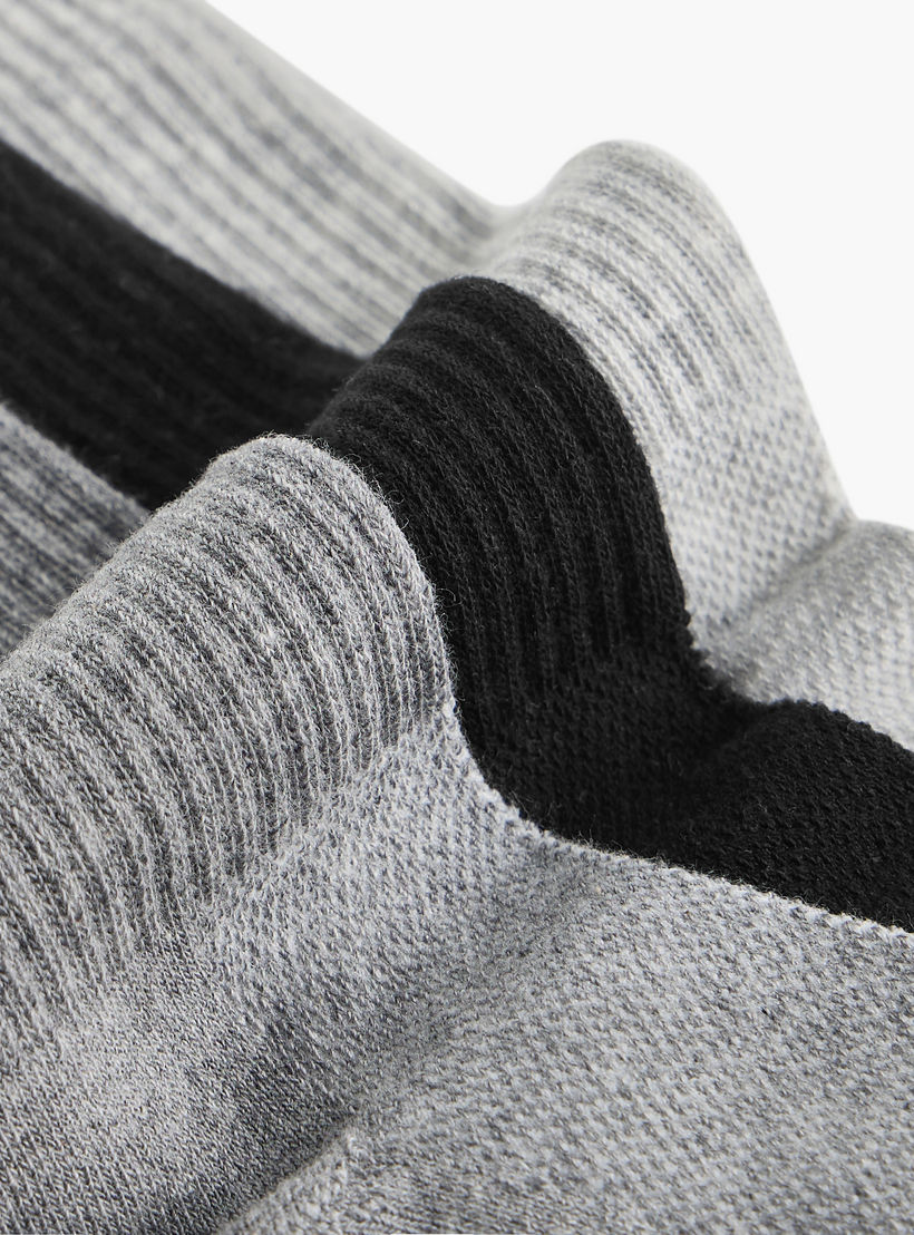 Gloo Ribbed Crew Length Cushioned Socks - Set of 3-men-socks-image-4