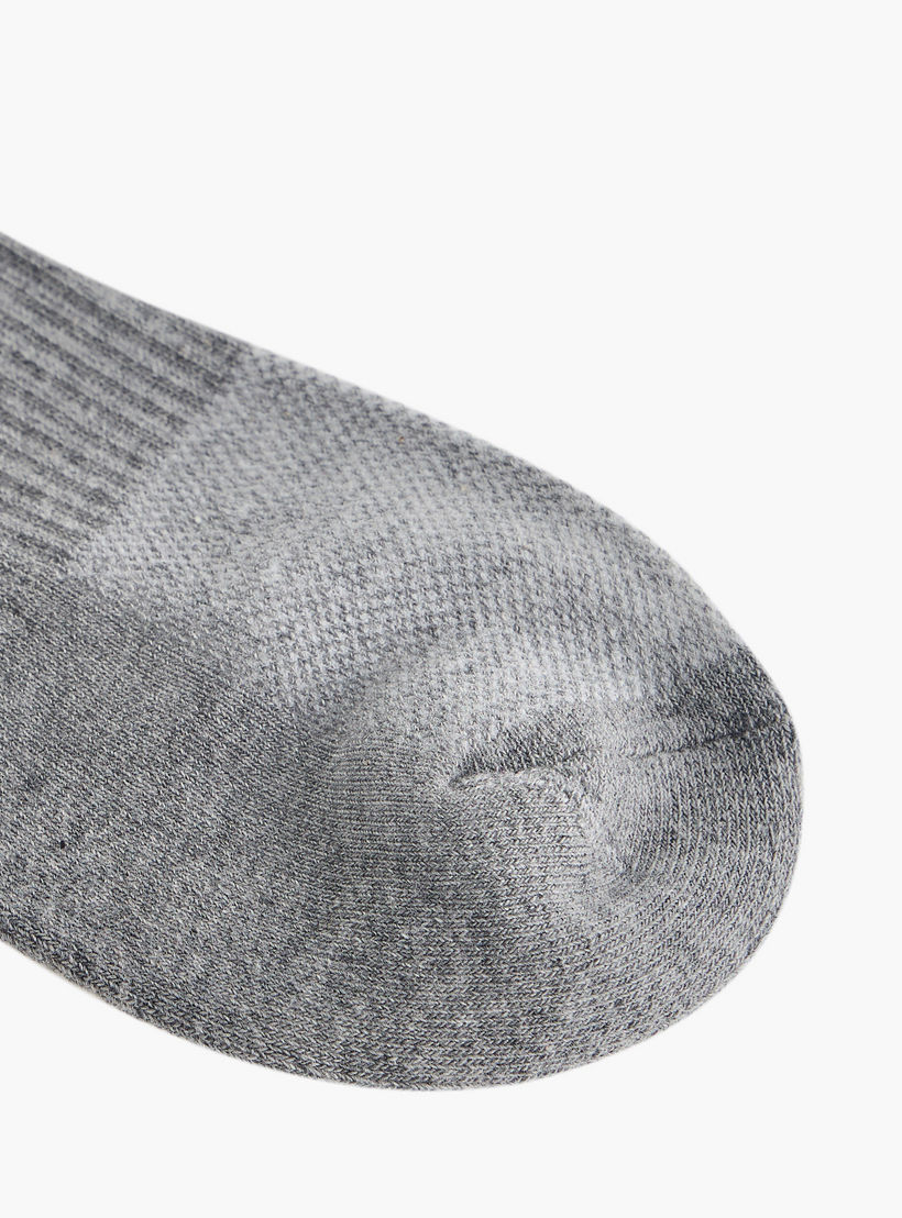 Gloo Ribbed Crew Length Cushioned Socks - Set of 3-men-socks-image-5