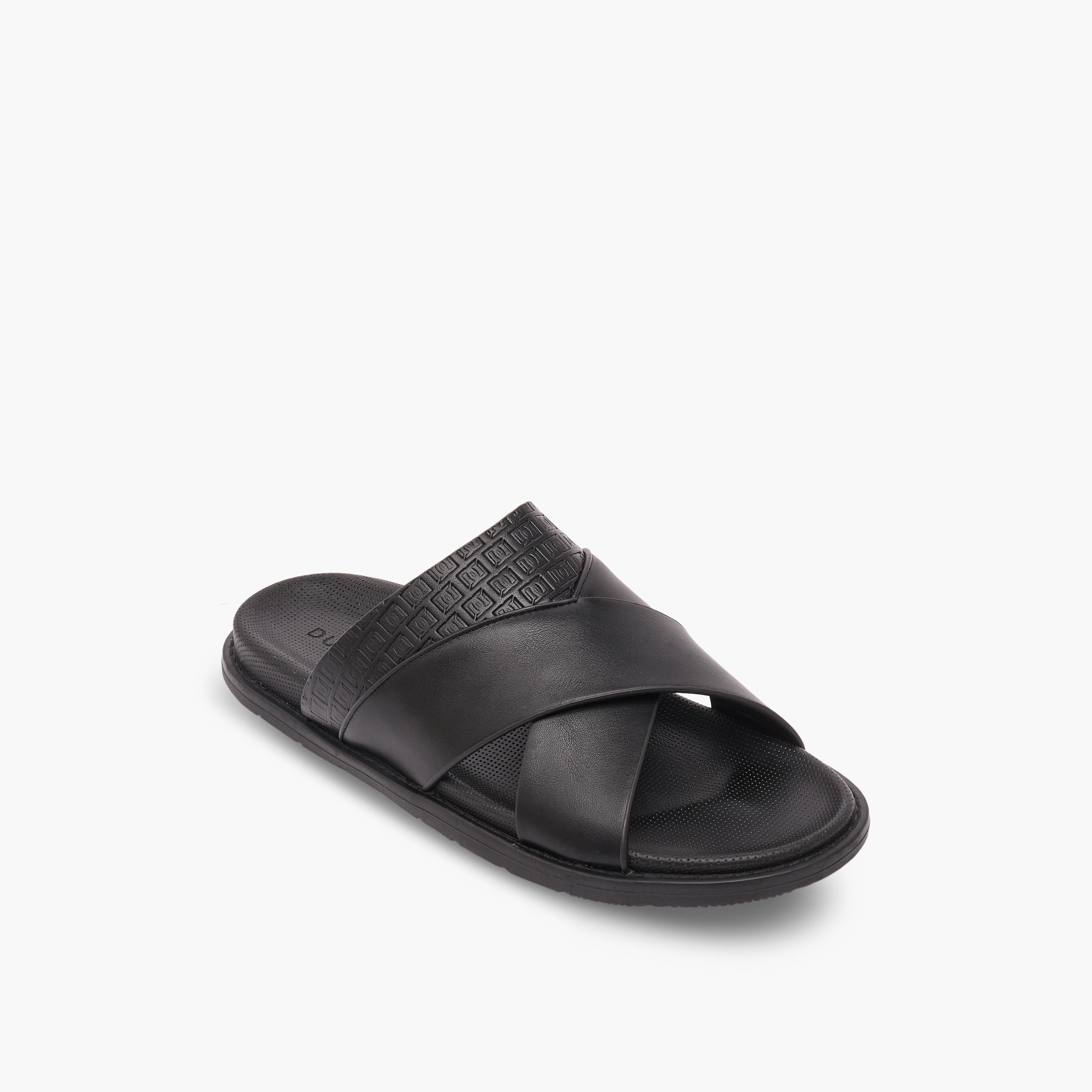 Duchini Men Cross Strap Comfort Sandals-men-shoes-sandals-image-2