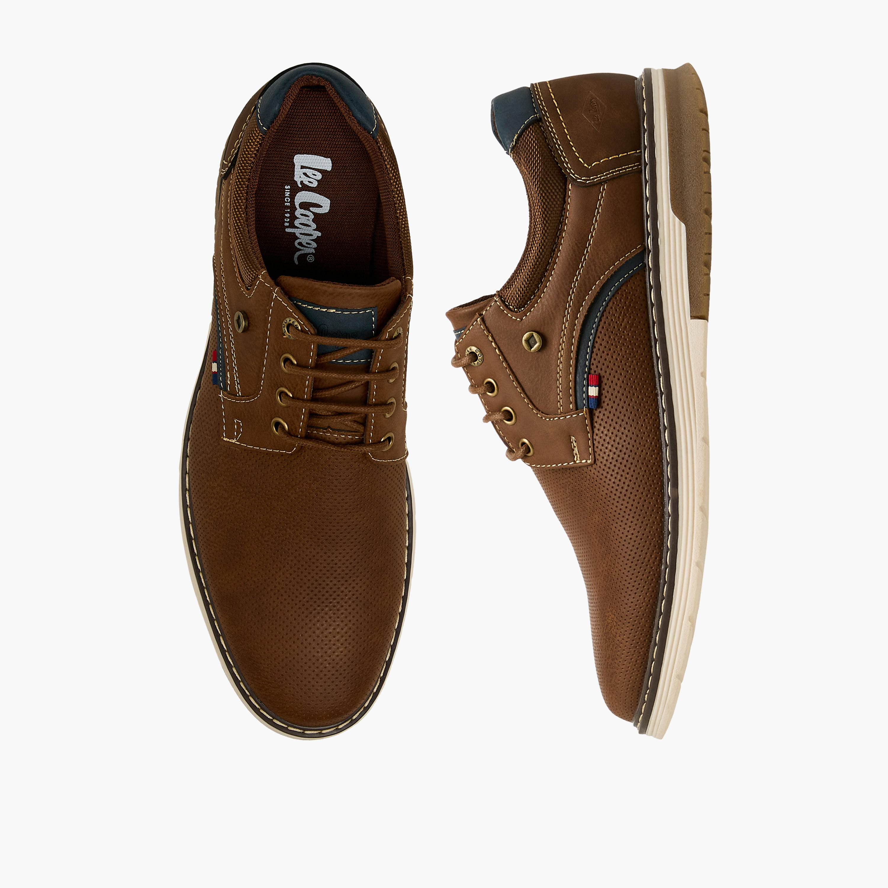 Lee Cooper Men Lace-Up Derby Shoes-men-shoes-formalshoes-image-1