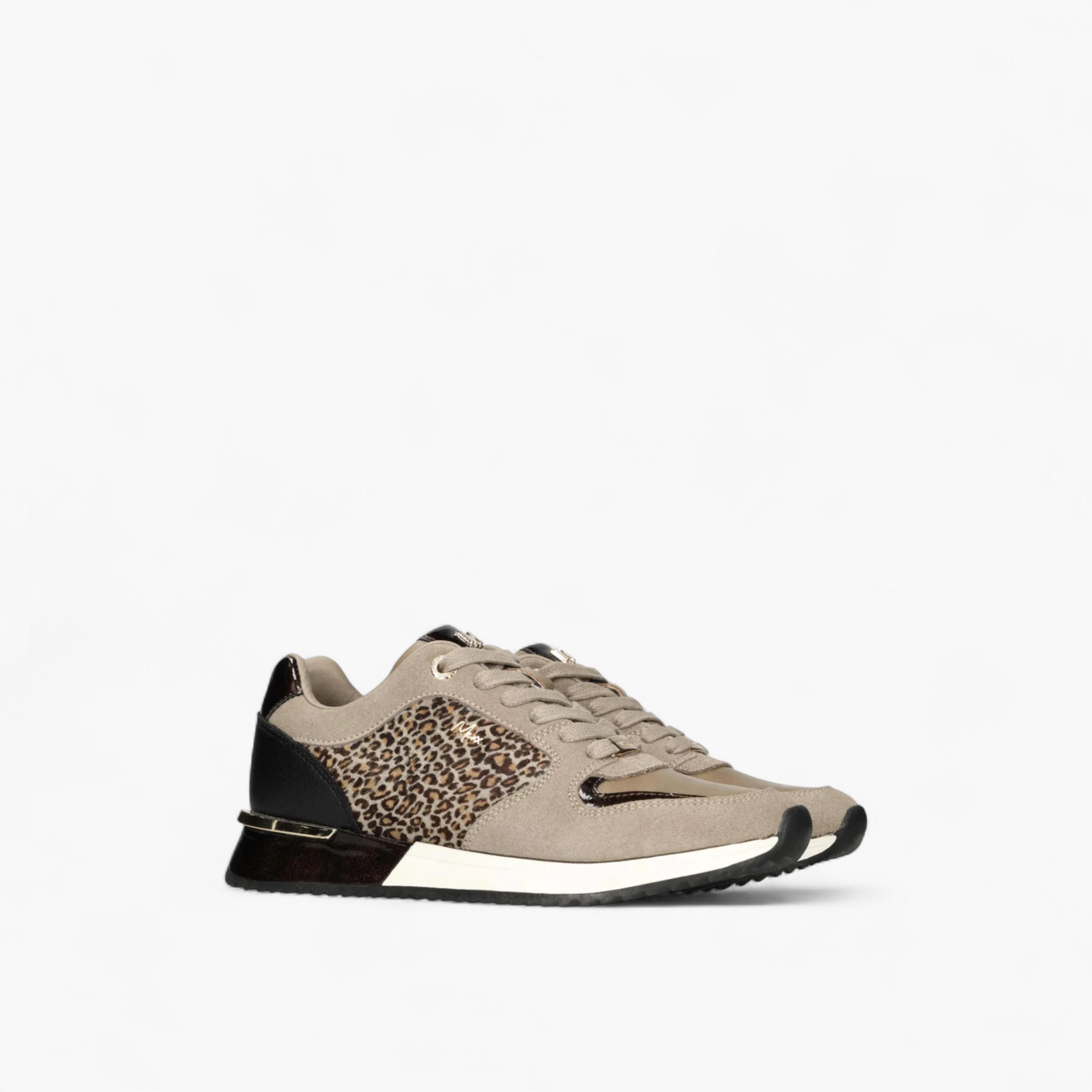 Mexx Animal Print Sneakers with Lace-Up Closure-women-shoes-sneakers-image-1