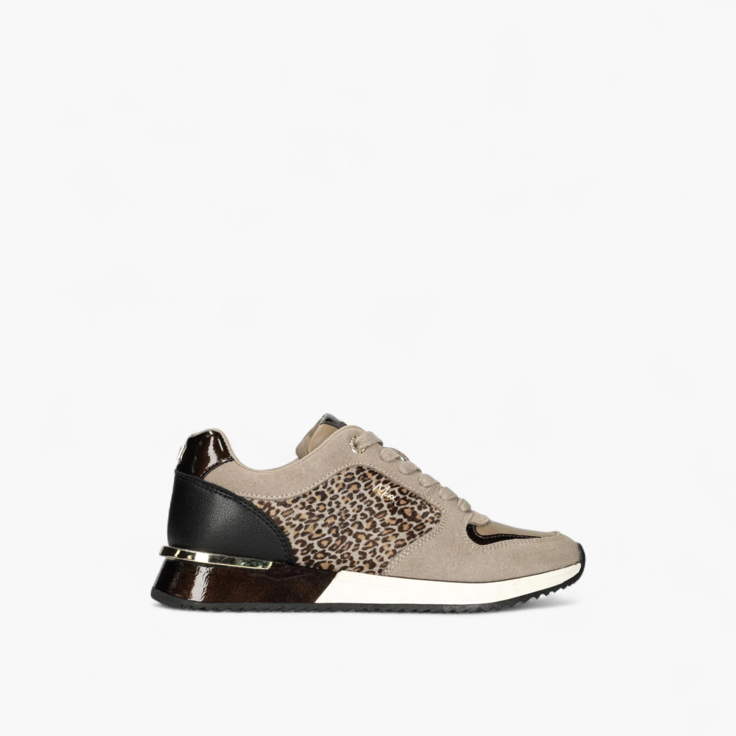 Mexx Animal Print Sneakers with Lace-Up Closure-women-shoes-sneakers-image-2