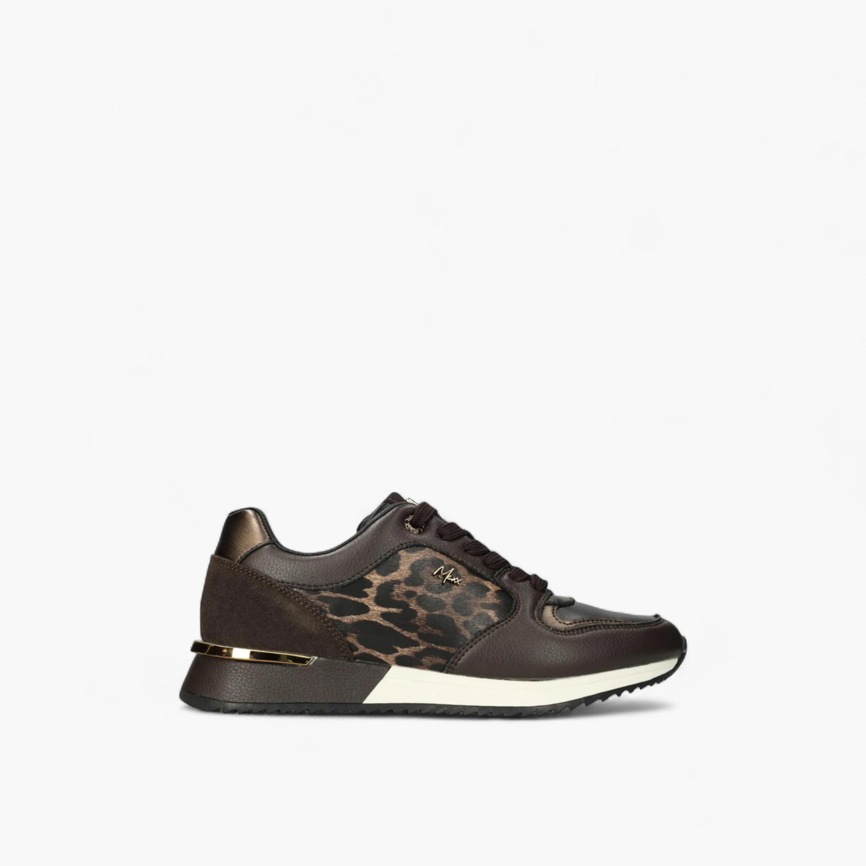 Mexx Animal Print Panelled Lace-Up Sneakers-women-shoes-sneakers-image-2