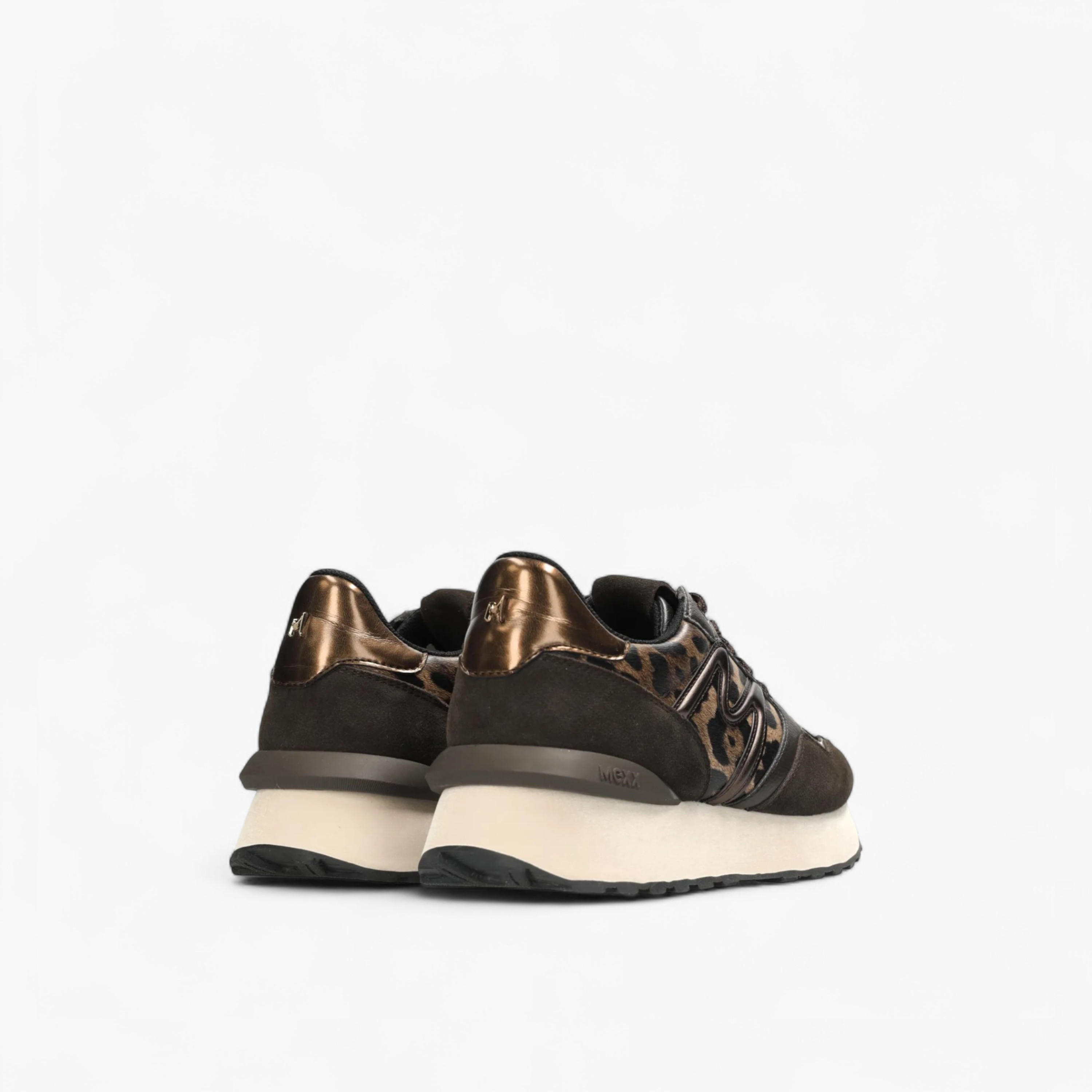 Mexx Animal Print Panelled Lace-Up Sneakers-women-shoes-sneakers-image-3