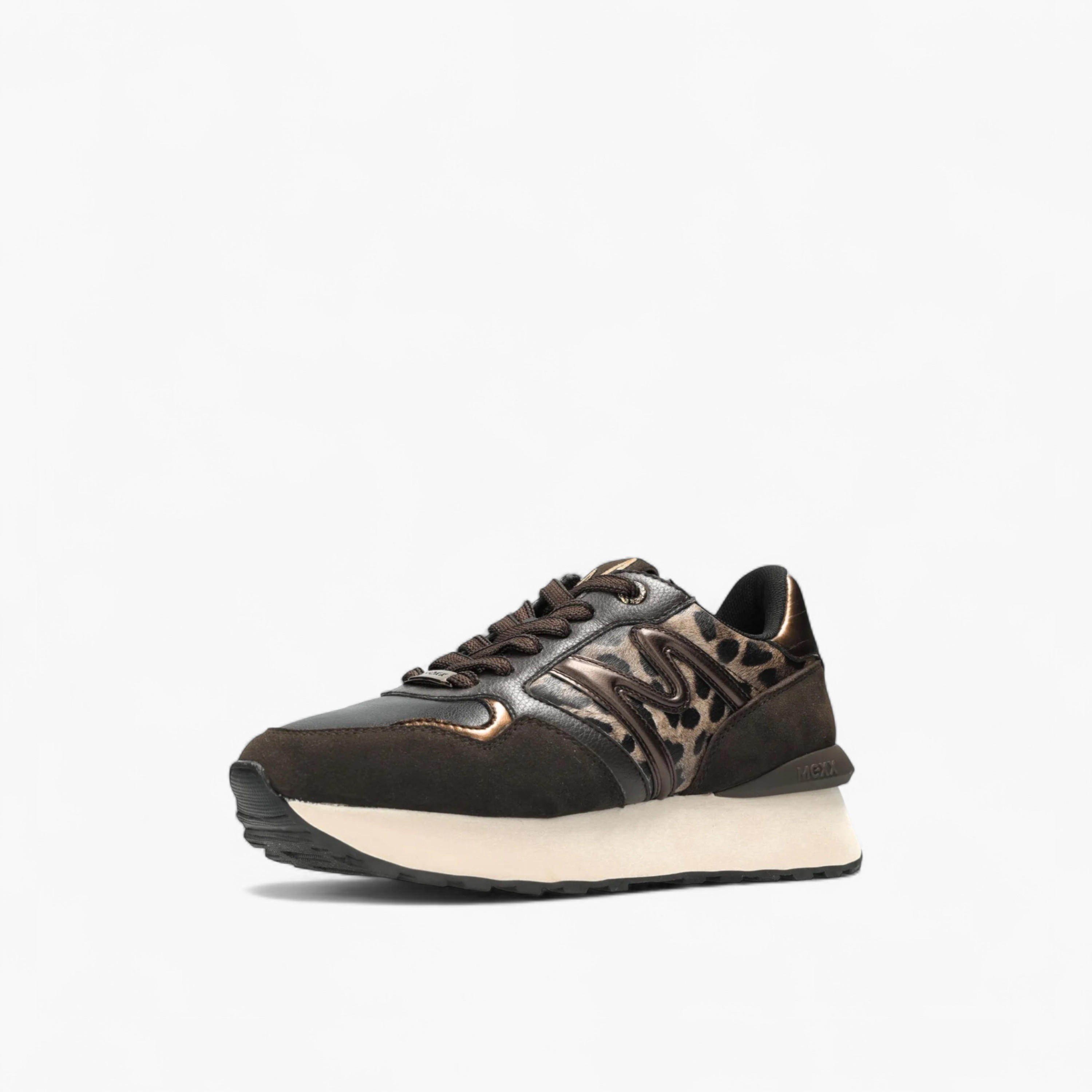 Mexx Animal Print Panelled Lace-Up Sneakers-women-shoes-sneakers-image-7