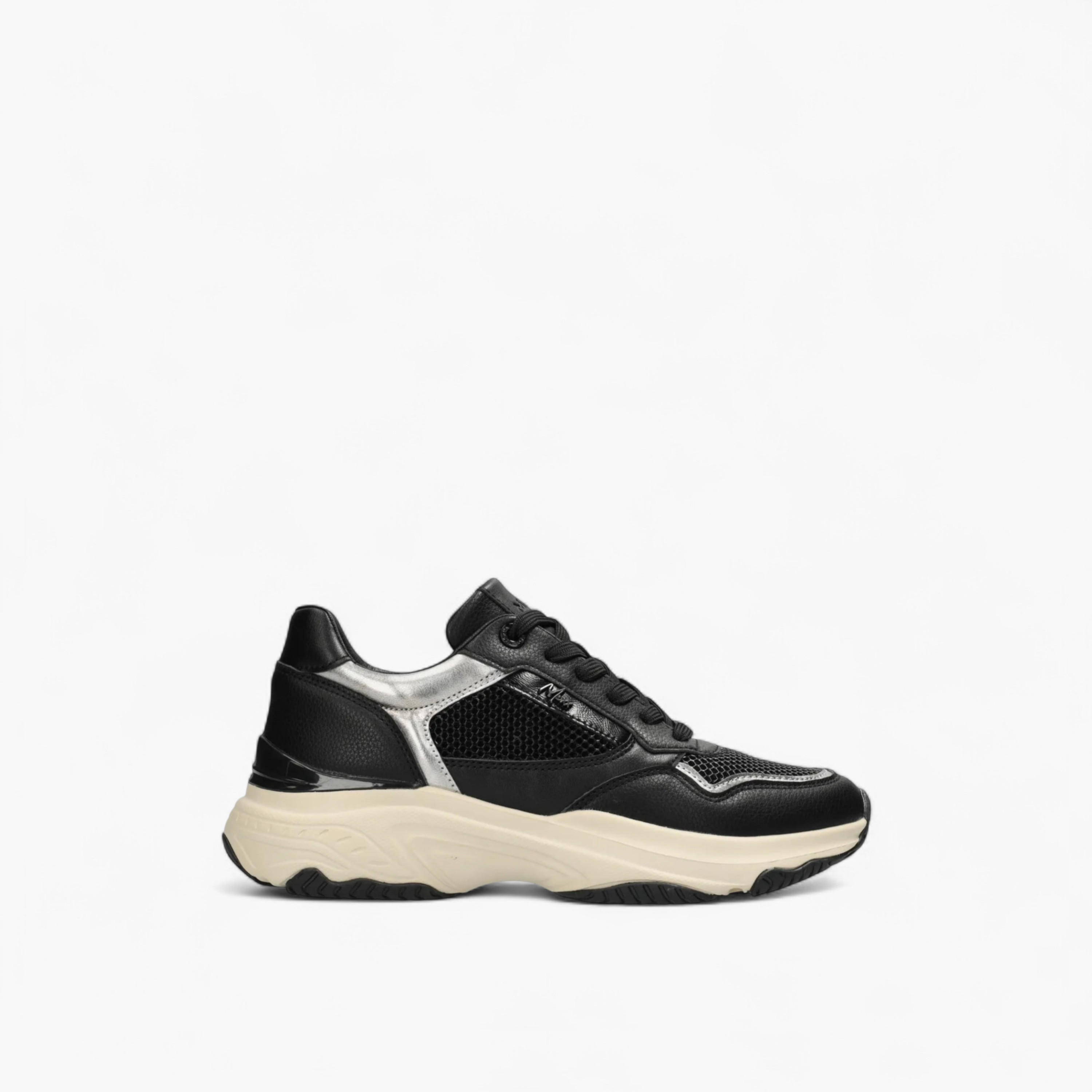 Mexx Mesh Panelled Lace-Up Sneakers-women-shoes-sneakers-image-2