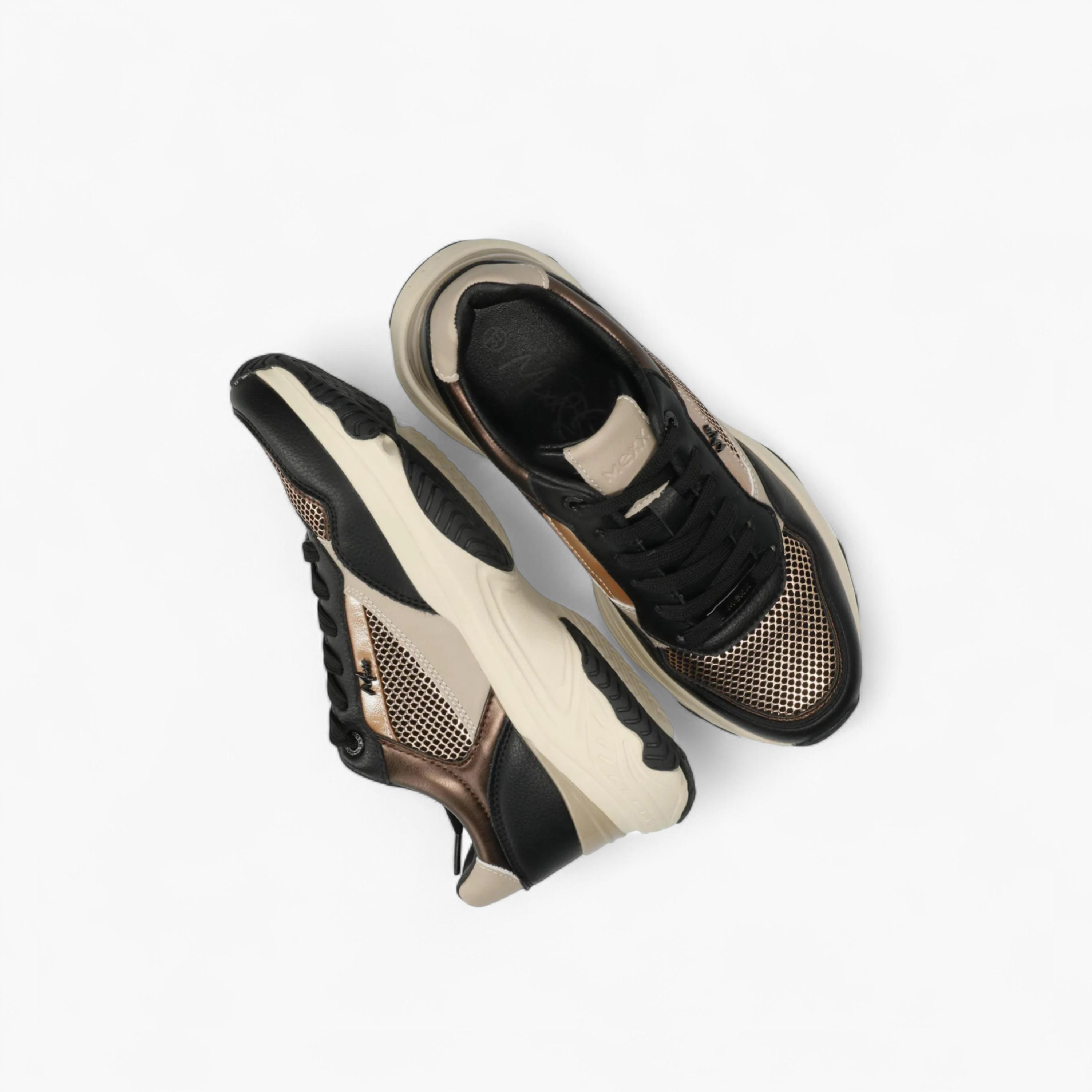 Mexx Mesh Panelled Lace-Up Sneakers-women-shoes-sneakers-image-12