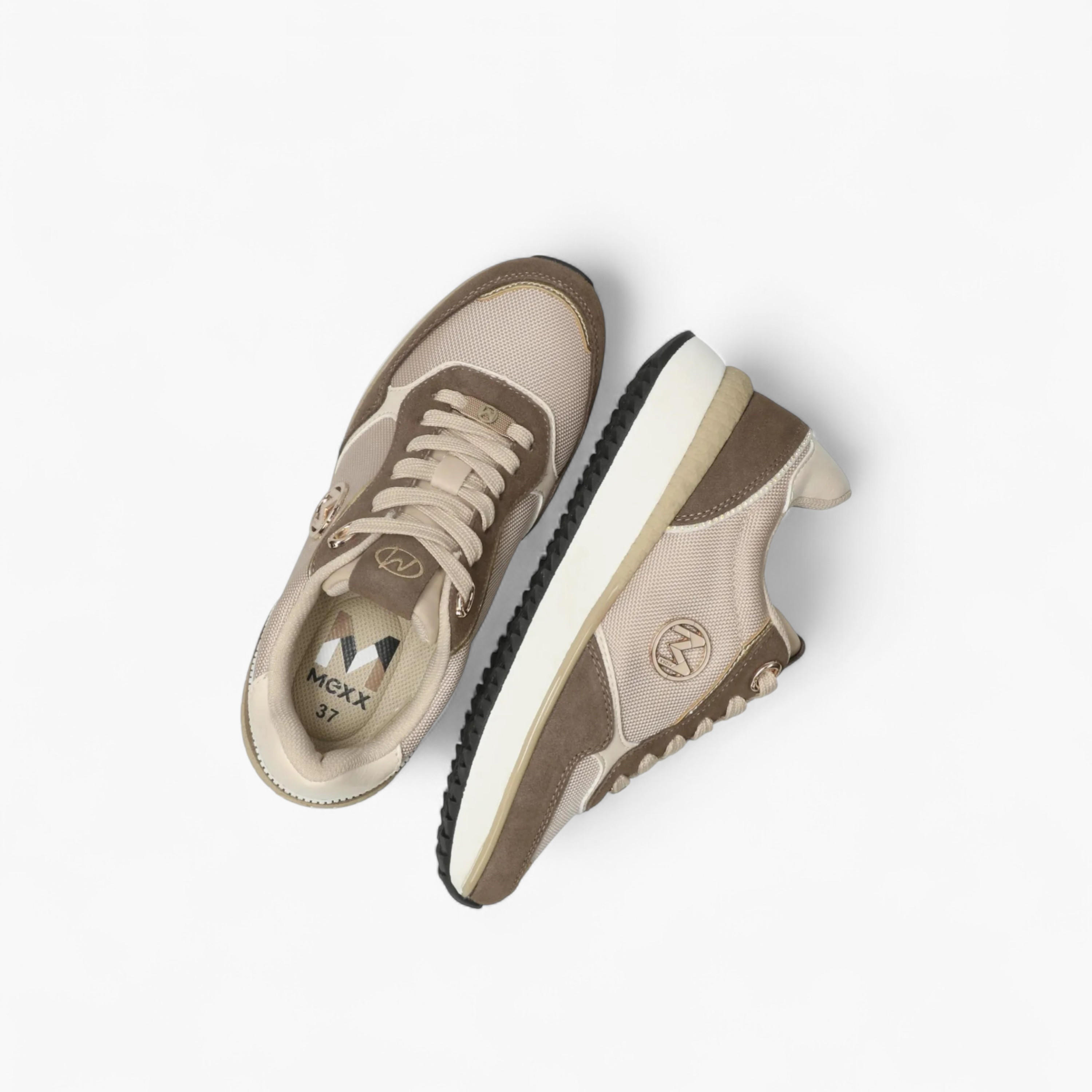 Mexx Panelled Lace-Up Sneakers-women-shoes-sneakers-image-5