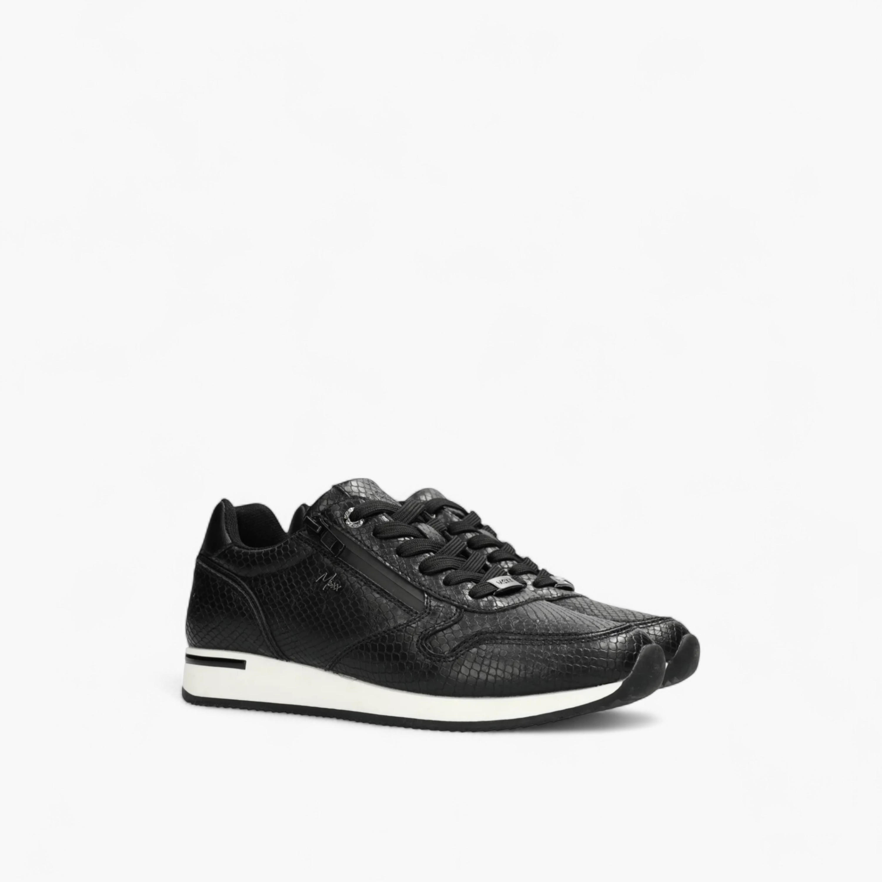 Mexx Textured Lace-Up Sneakers-women-shoes-sneakers-image-16