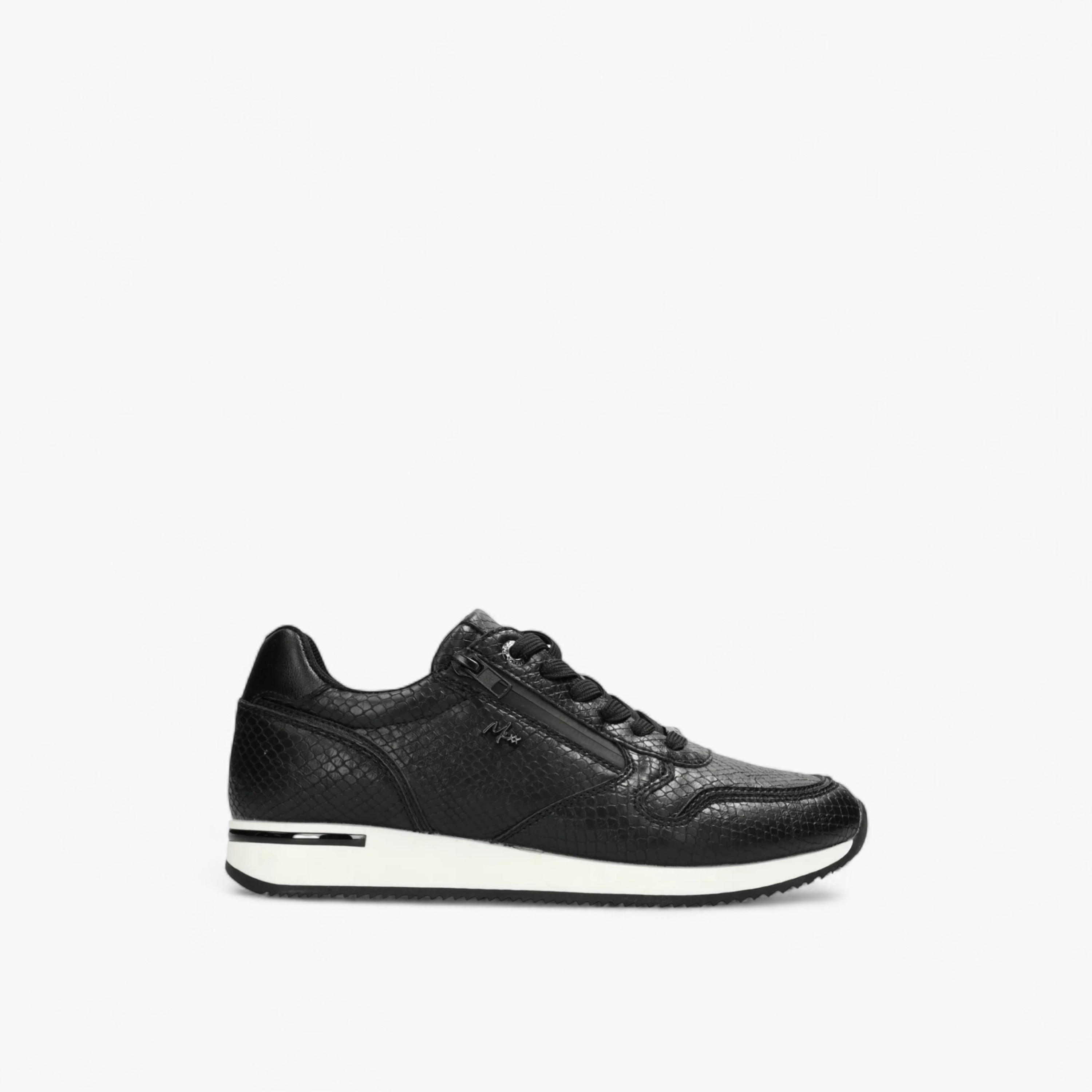 Mexx Textured Lace-Up Sneakers-women-shoes-sneakers-image-17