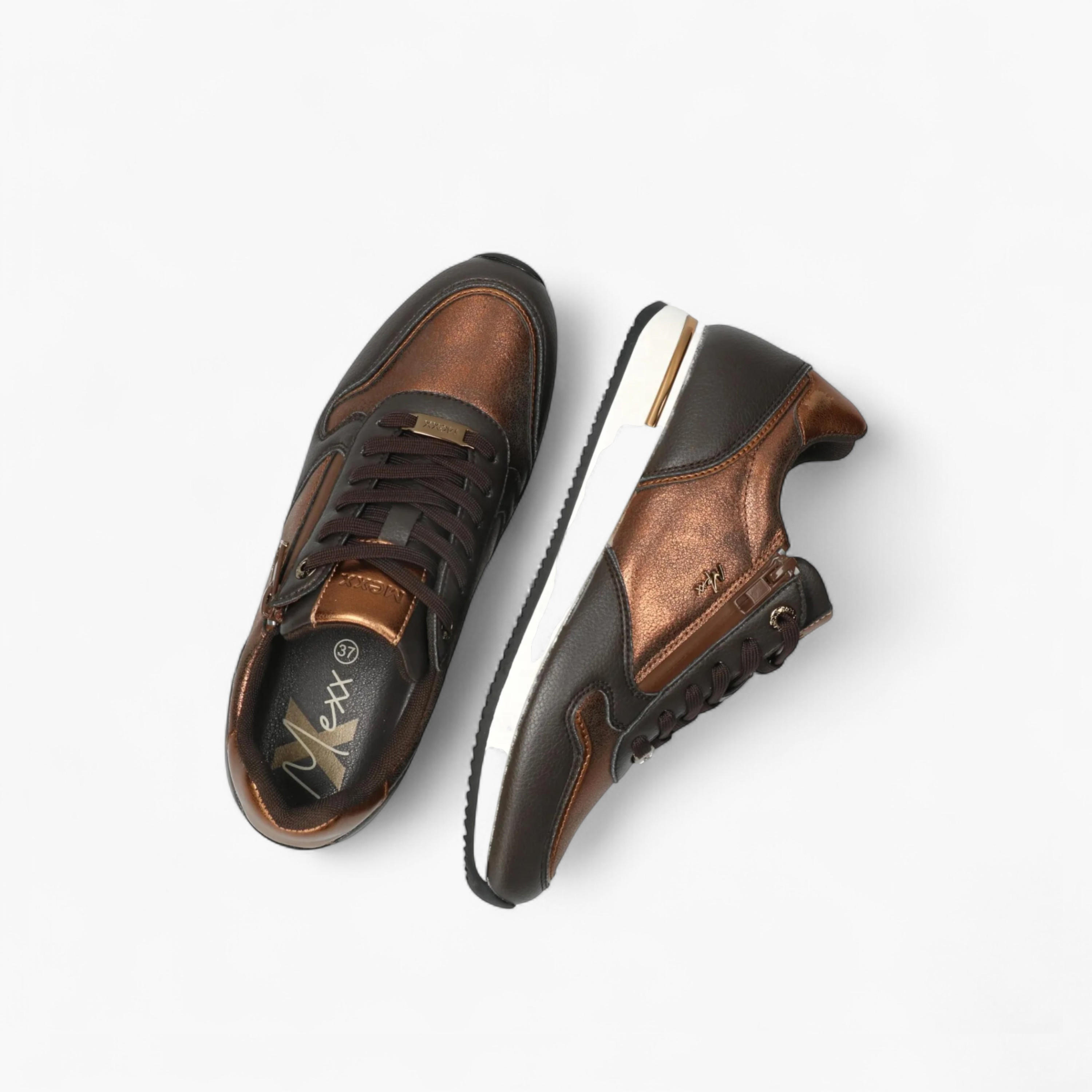 Mexx Textured Lace-Up Sneakers-women-shoes-sneakers-image-13