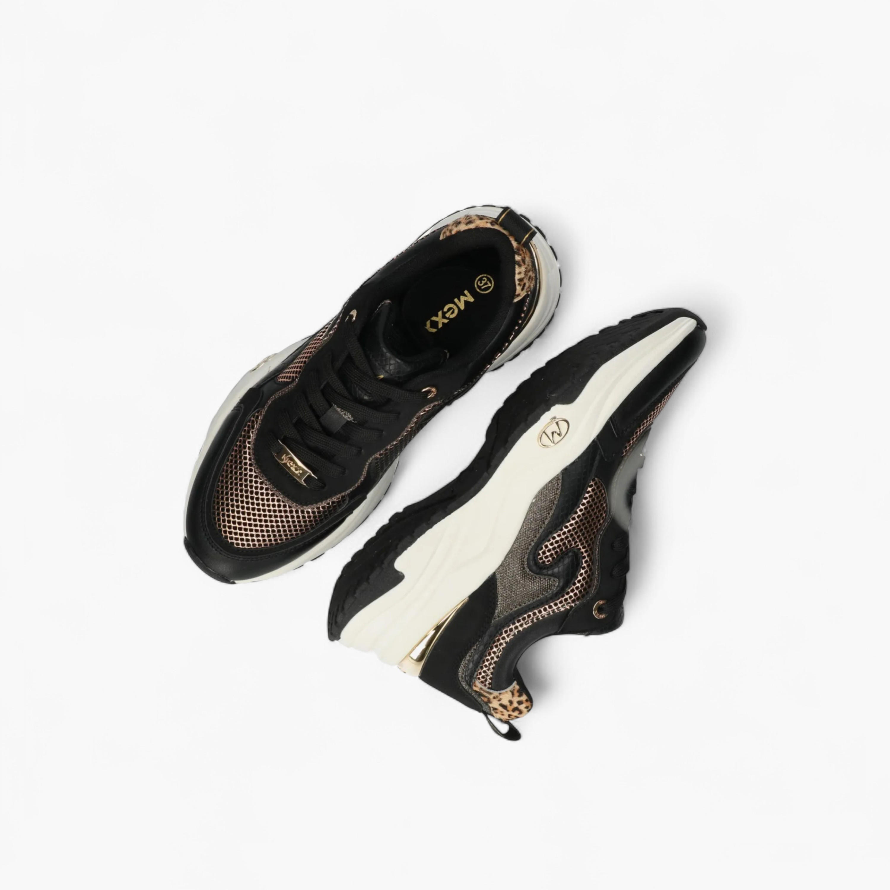 Mexx Panelled Lace-Up Sneakers-women-shoes-sneakers-image-5