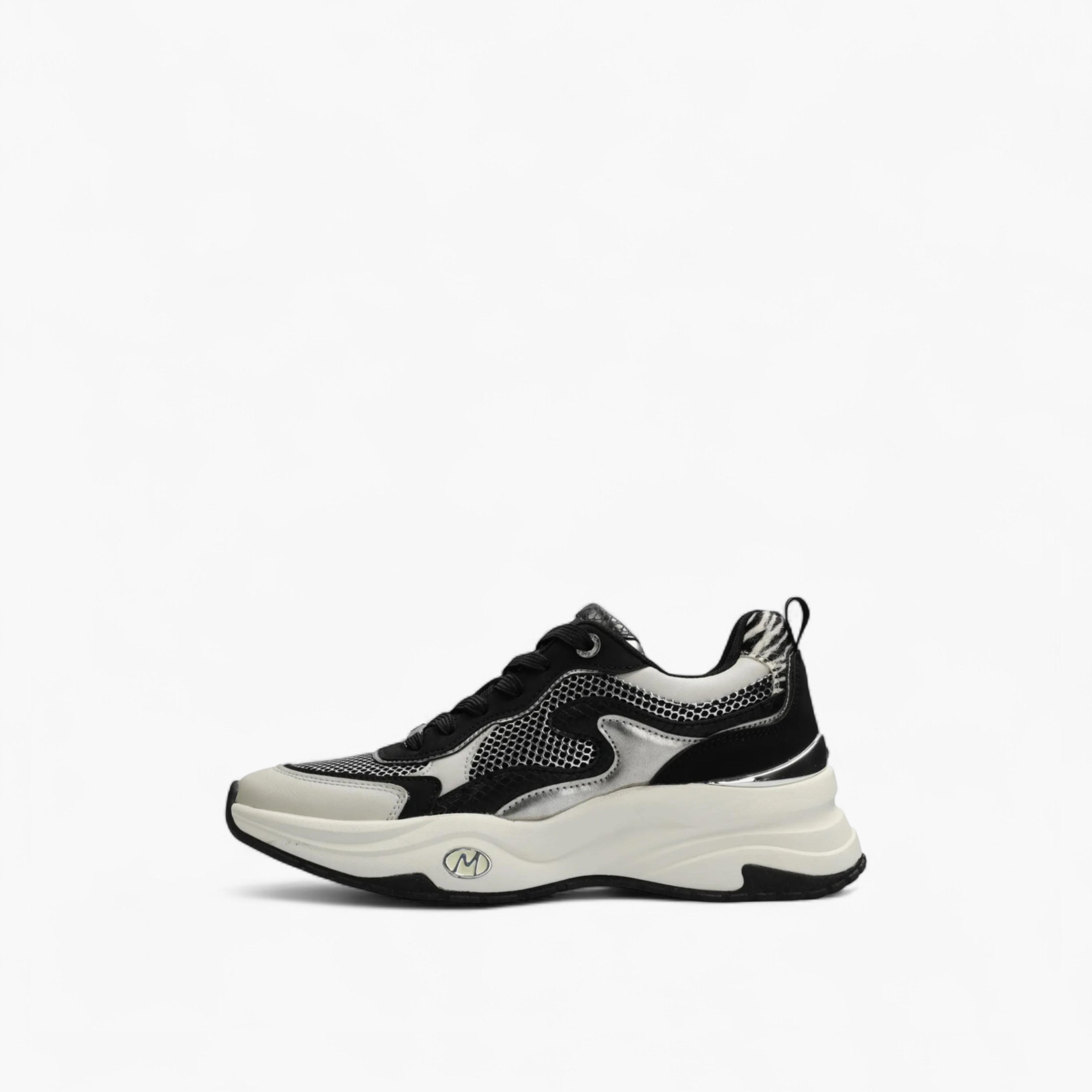 Mexx Panelled Lace-Up Sneakers-women-shoes-sneakers-image-7