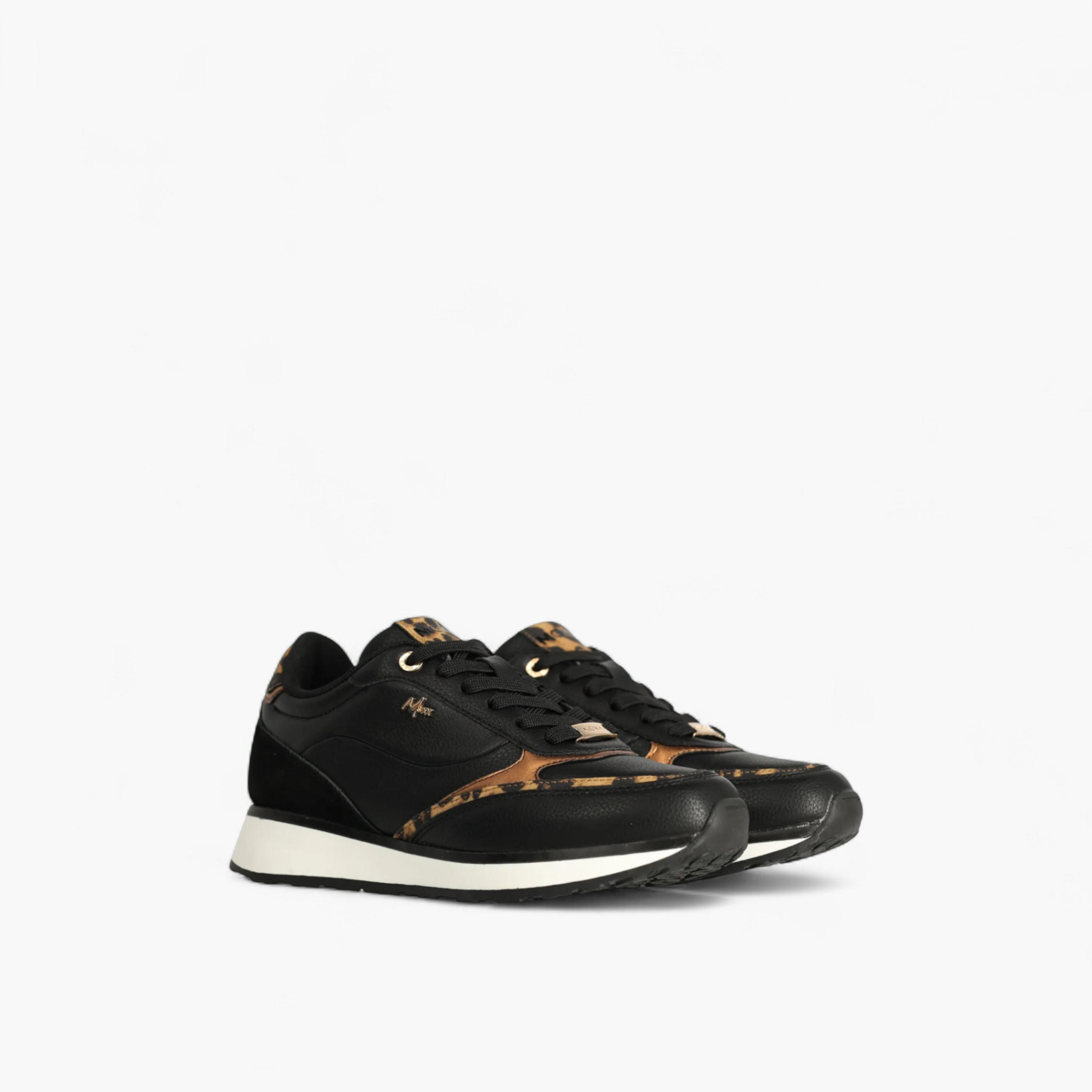 Mexx Panelled Lace-Up Sneakers-women-shoes-sneakers-image-1