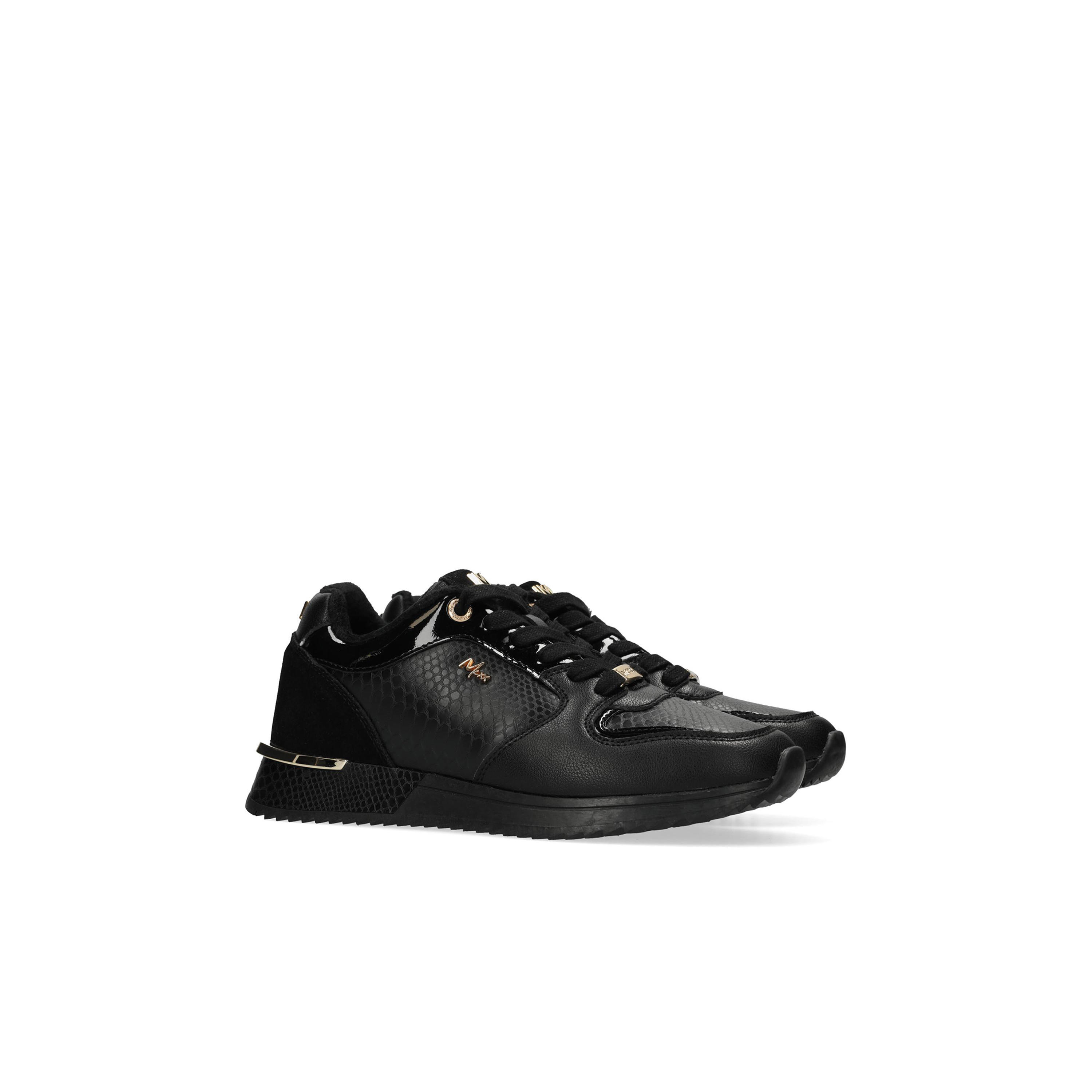 Mexx Textured Sneakers with Lace-Up Closure and Metal Accent-women-shoes-sneakers-image-1