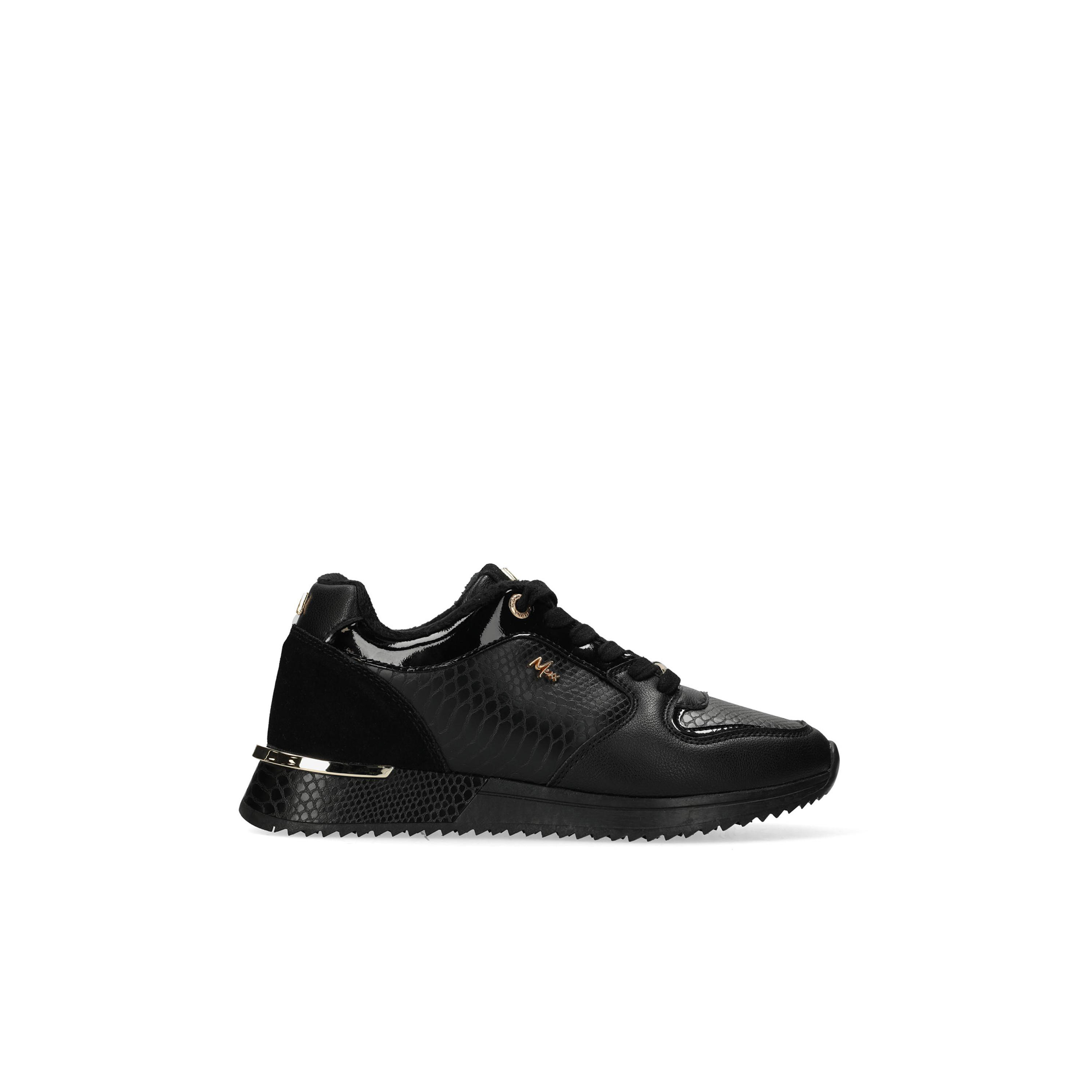 Mexx Textured Sneakers with Lace-Up Closure and Metal Accent-women-shoes-sneakers-image-2