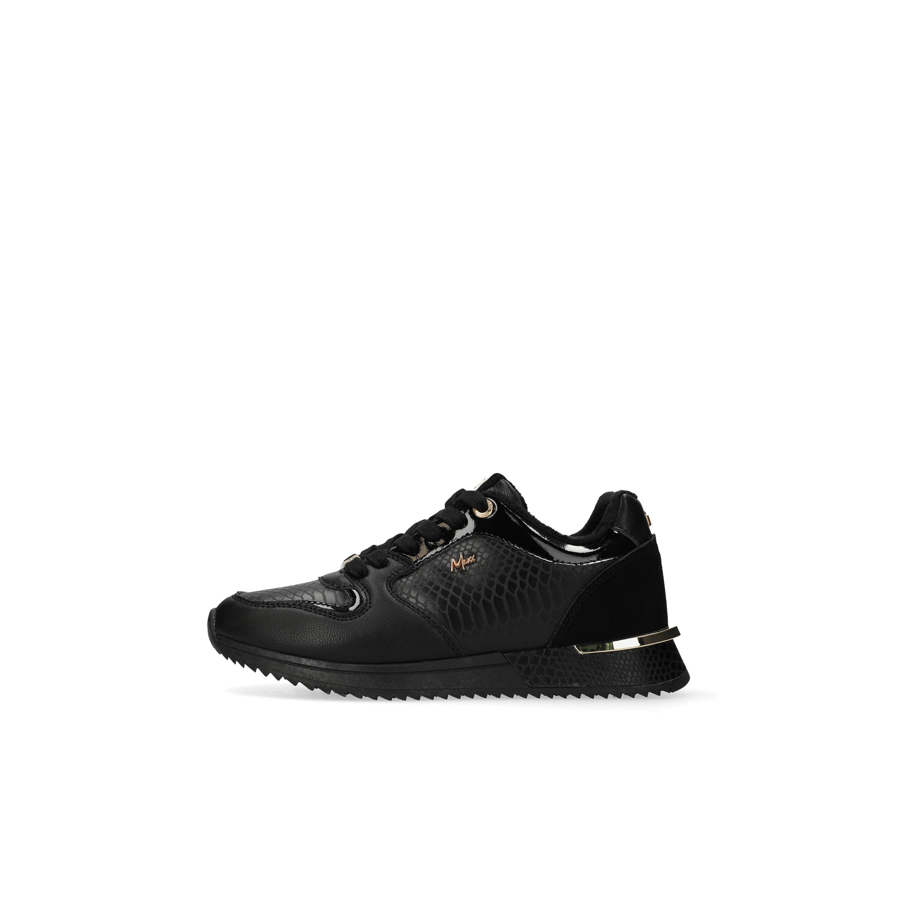 Mexx Textured Sneakers with Lace-Up Closure and Metal Accent-women-shoes-sneakers-image-7