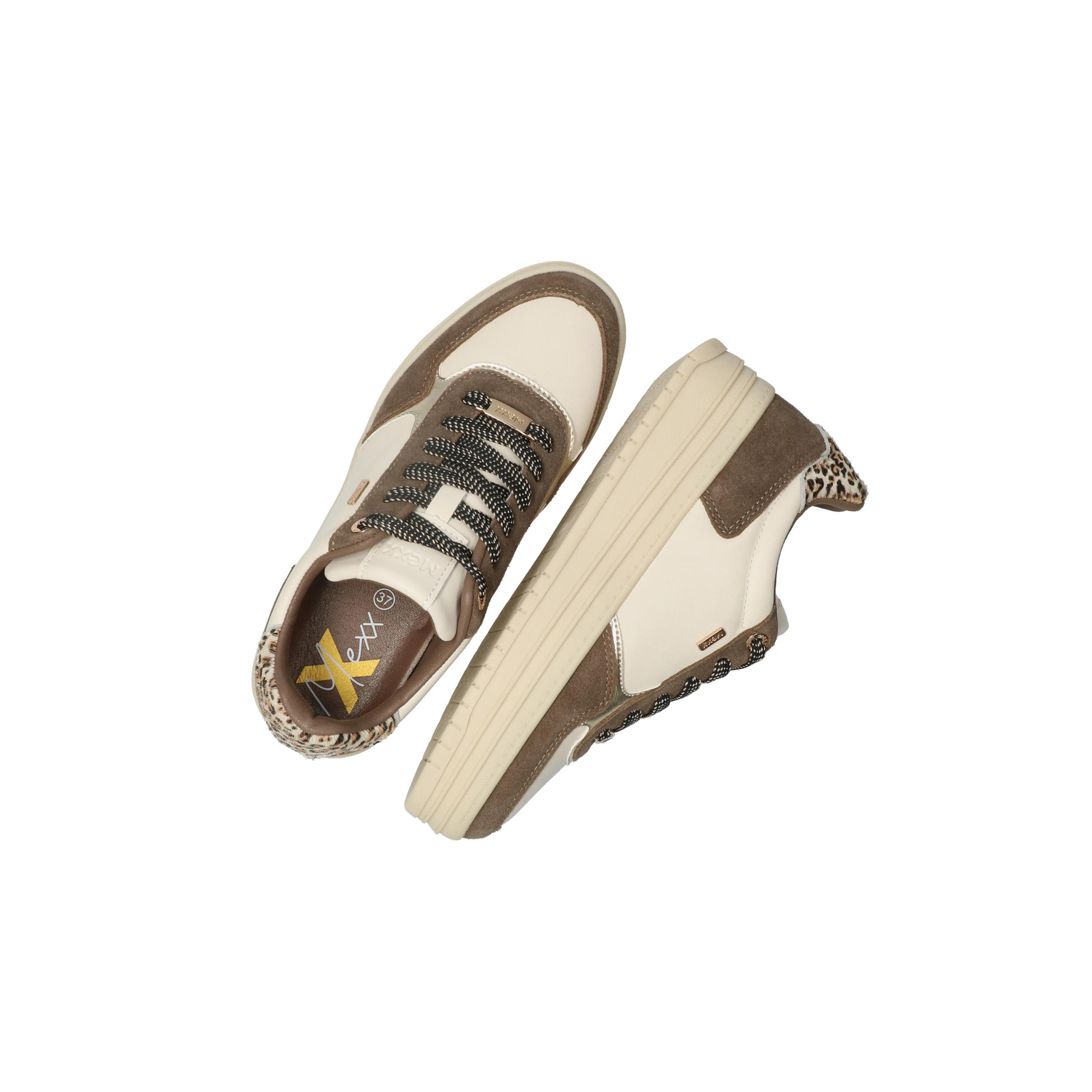 Mexx Animal Print Sneakers with Lace-Up Closure-women-shoes-sneakers-image-5