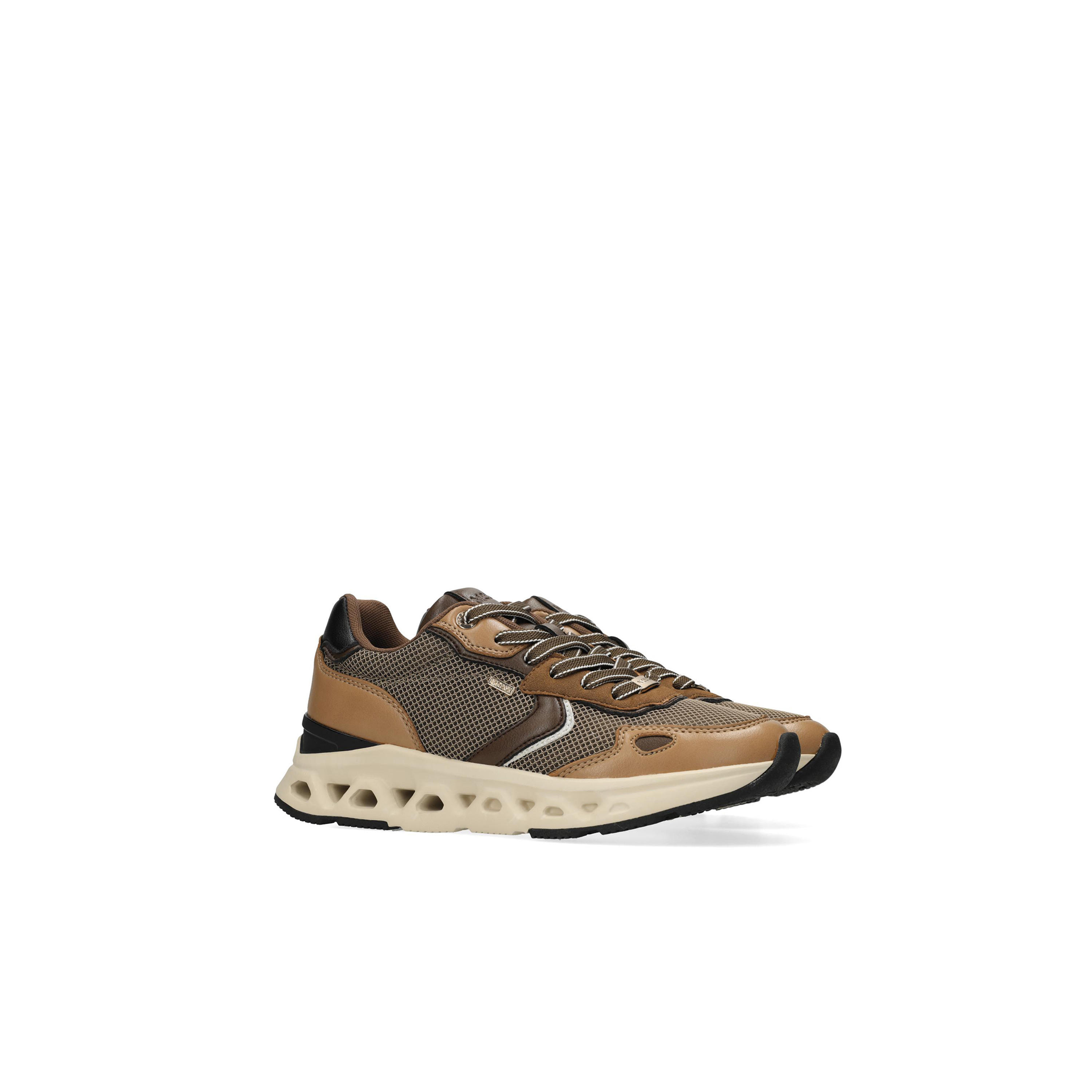 Mexx Textured Sneakers with Lace-Up Closure-women-shoes-sneakers-image-1