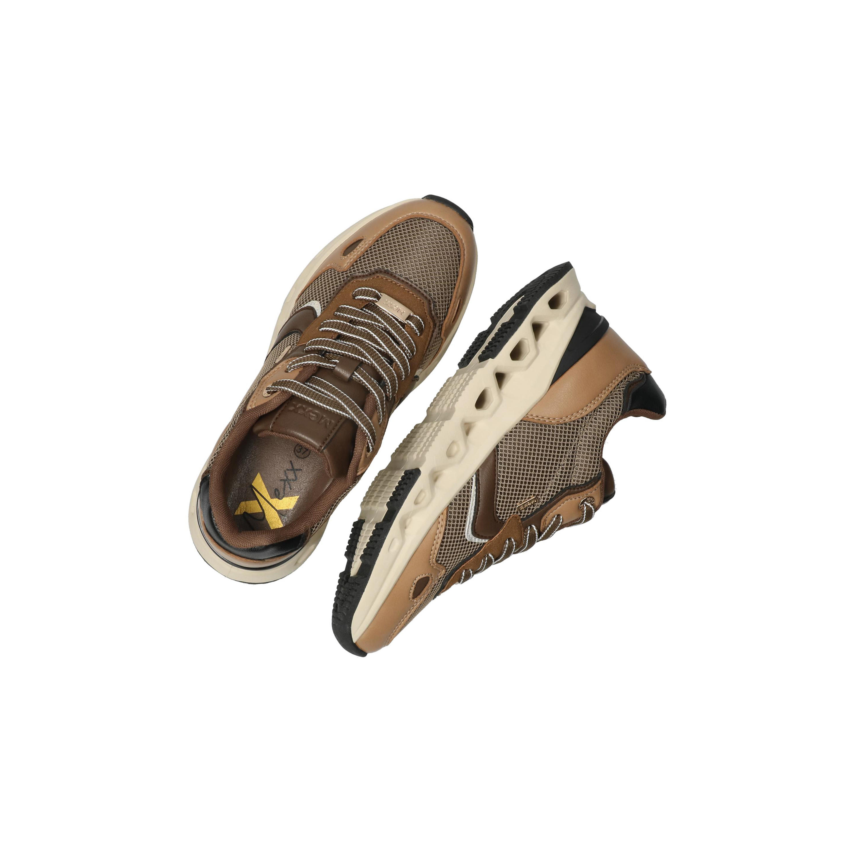 Mexx Textured Sneakers with Lace-Up Closure-women-shoes-sneakers-image-5