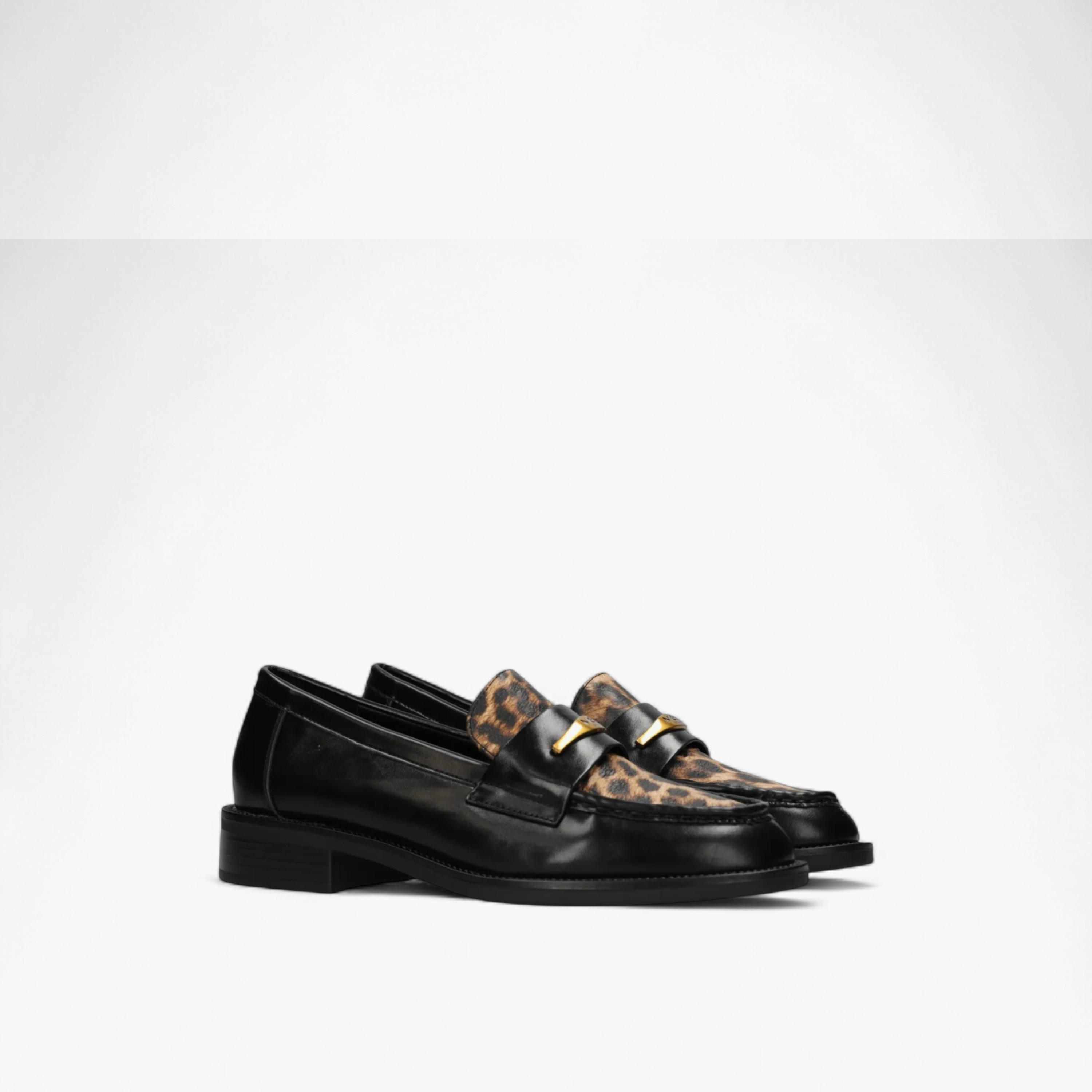 Mexx Animal Print Slip-On Loafers-women-shoes-loafersandmoccasins-image-1