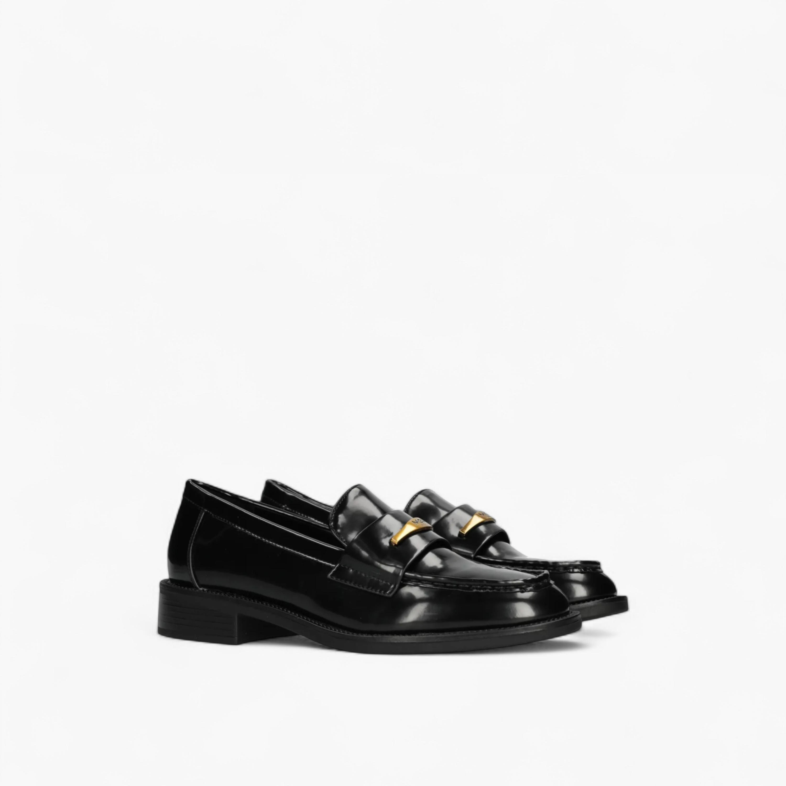 Mexx Metallic Accent Slip-On Loafers-women-shoes-loafersandmoccasins-image-1