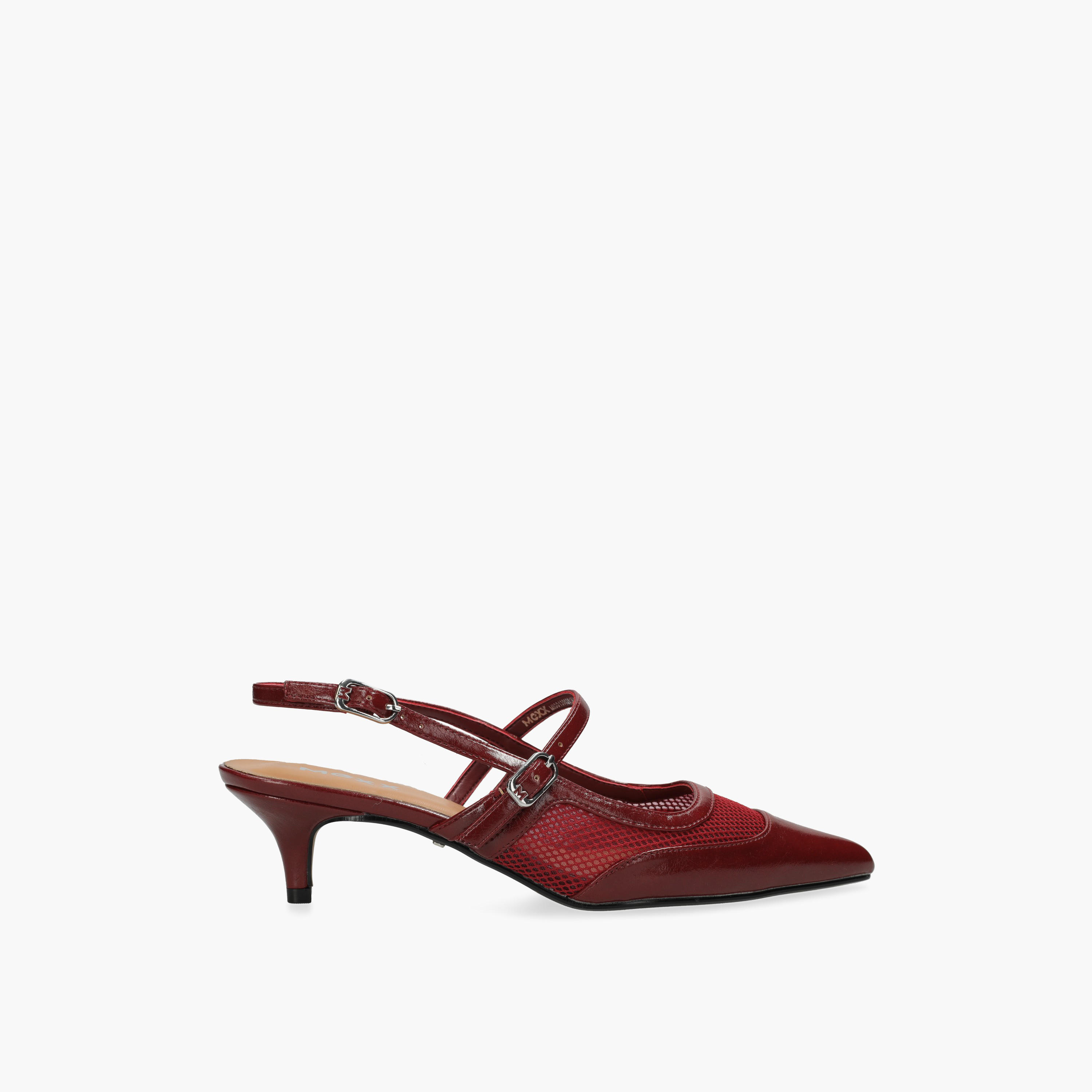 Mexx Women Tory Suki Mesh Panel Kitten Heel Shoes-women-shoes-sandals-heeled-image-2