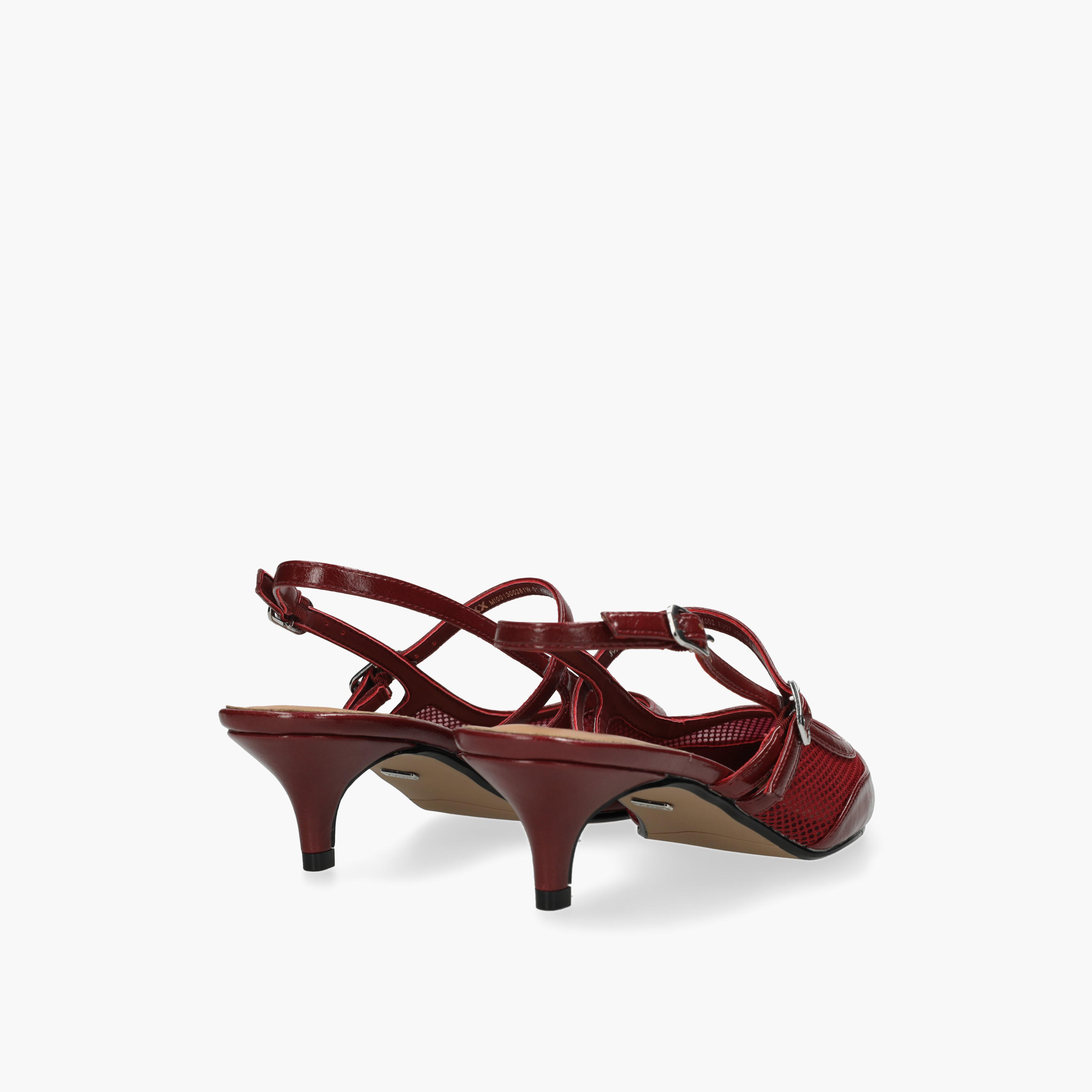 Mexx Women Tory Suki Mesh Panel Kitten Heel Shoes-women-shoes-sandals-heeled-image-3