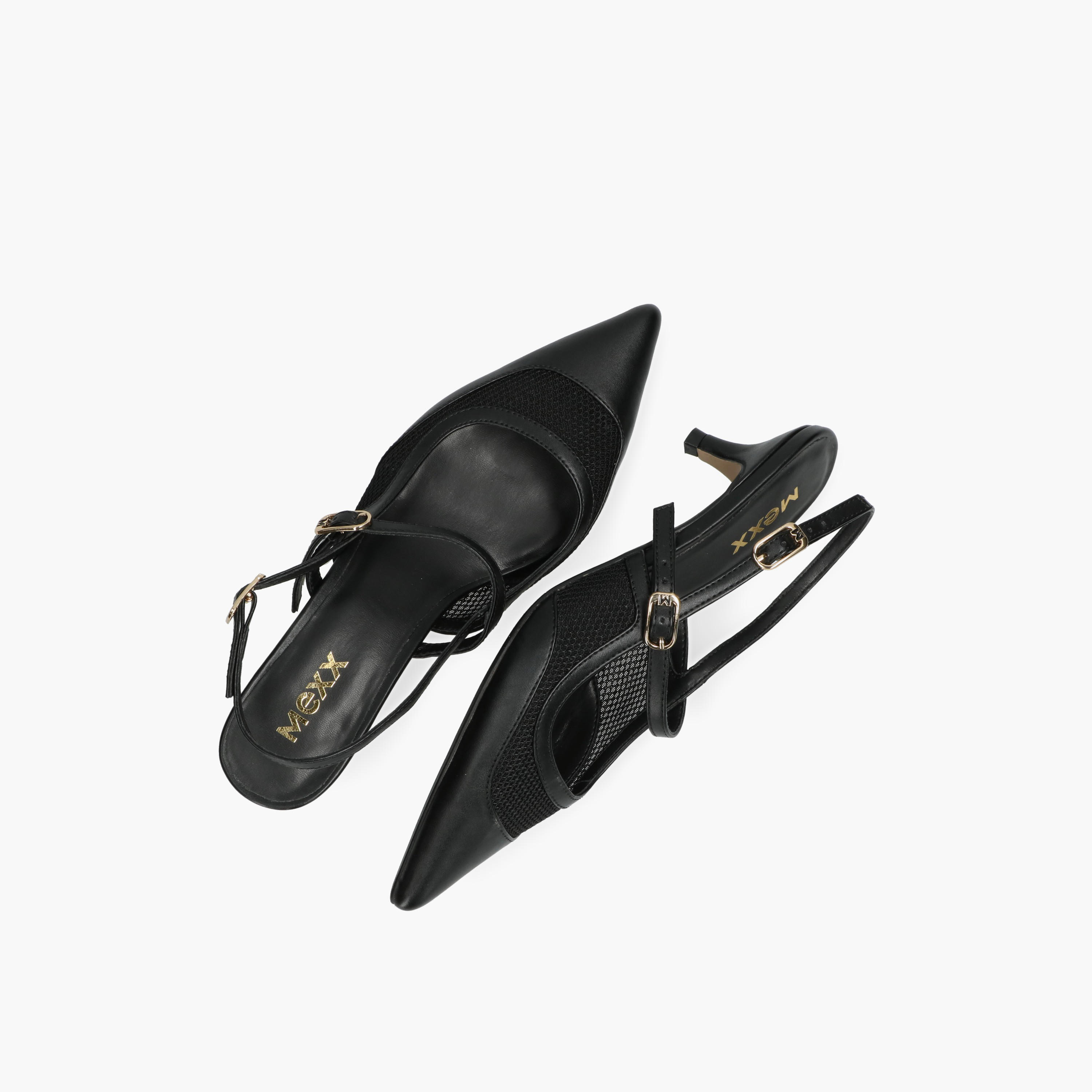 Mexx Women Tory Suki Mesh Panel Kitten Heel Shoes-women-shoes-sandals-heeled-image-5