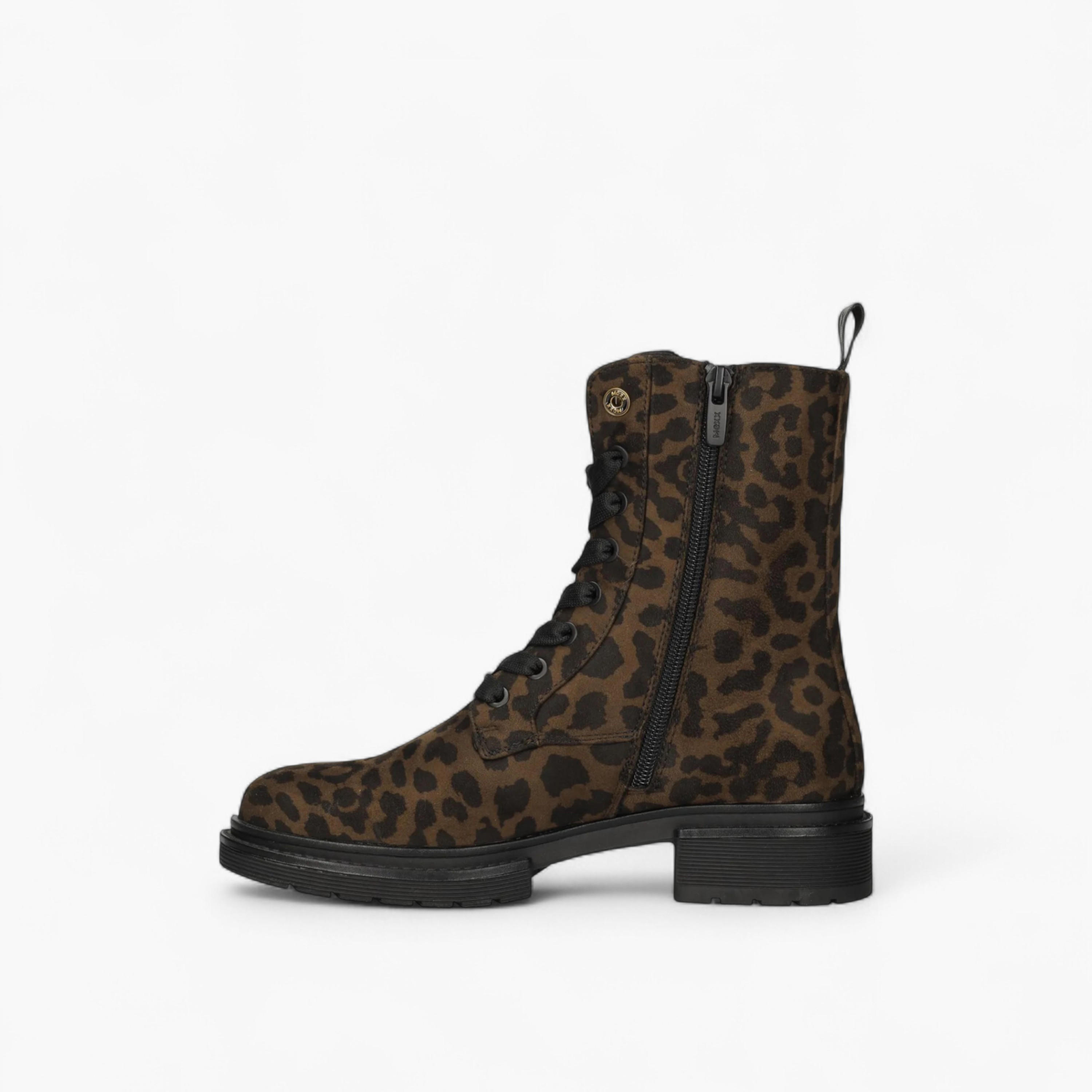 Mexx Animal Print Lace-Up Ankle Boots-women-shoes-boots-image-4